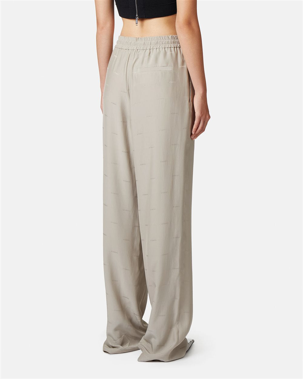 Flowy Logo Trousers - Iceberg