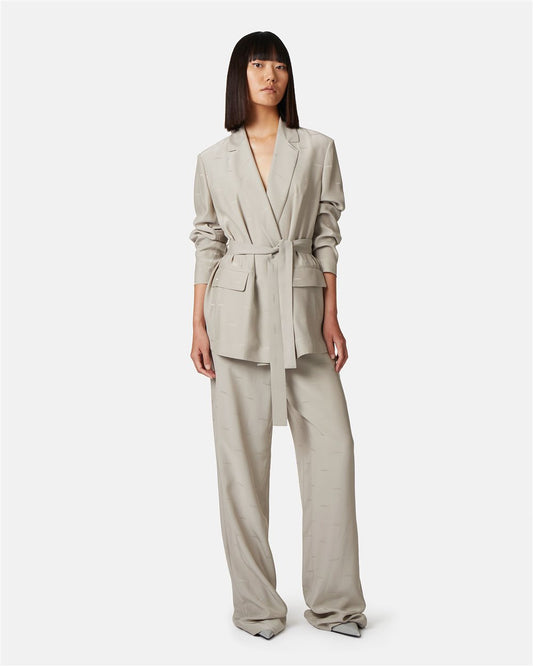 Flowy Logo Trousers - Iceberg
