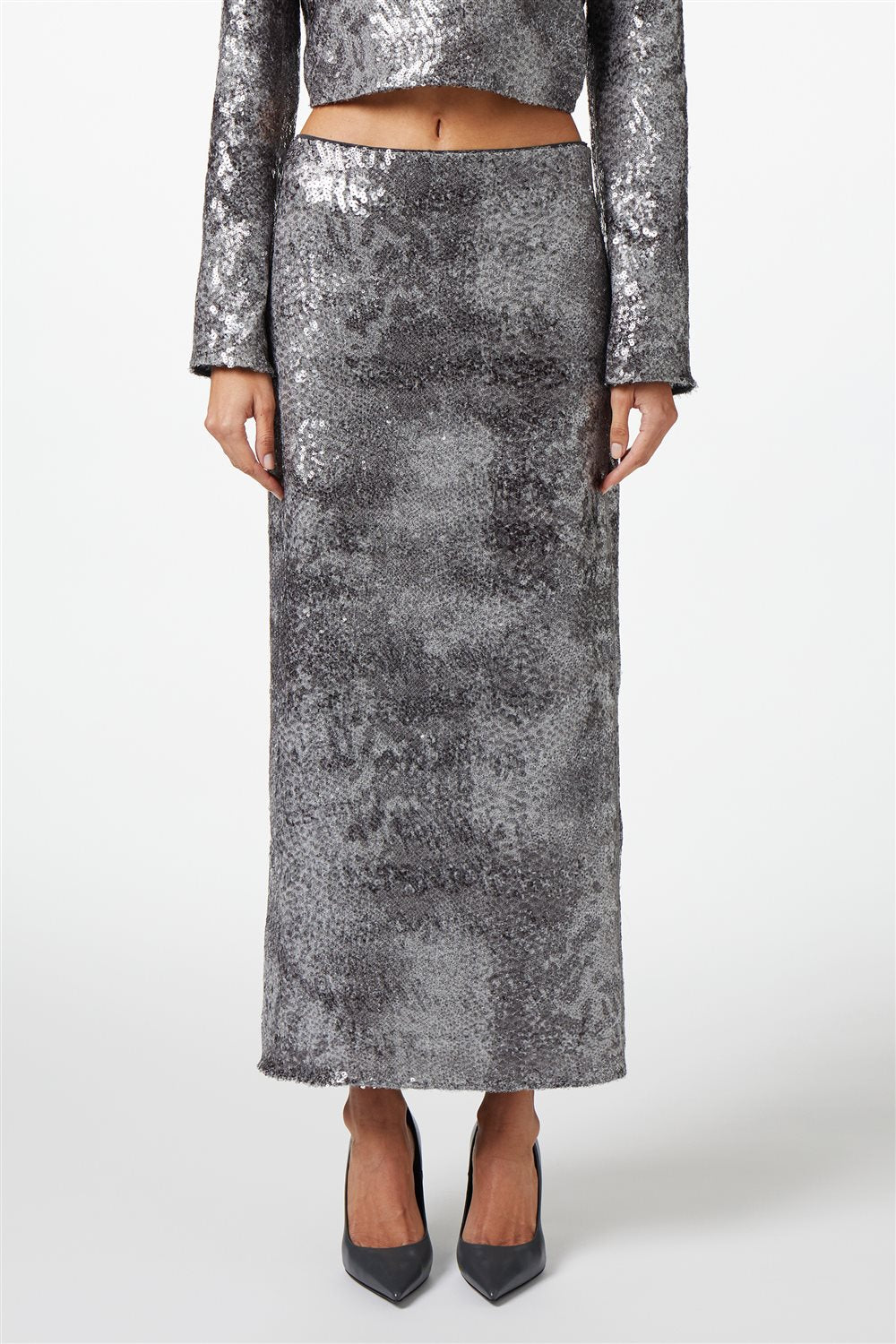 Saia Longa De Lantejoulas - Iceberg