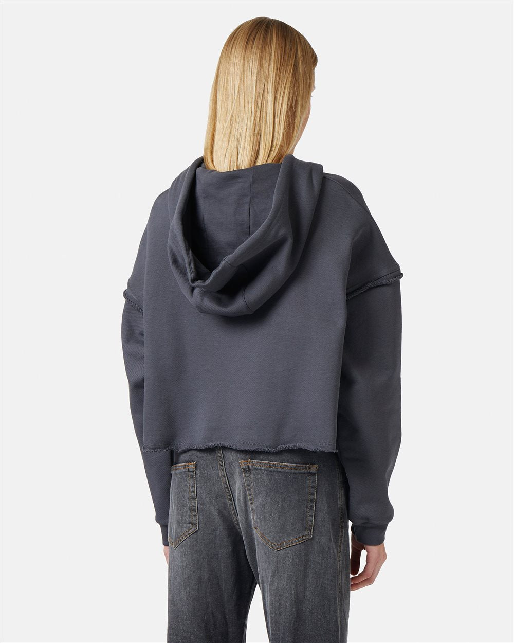 Camisola Cropped com Capuz - Iceberg