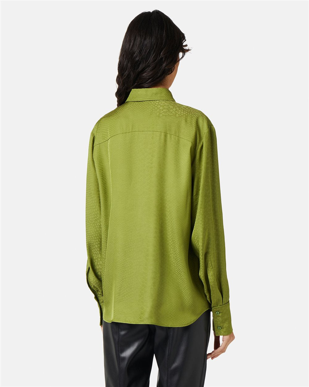 Camisa de Viscose com Estampa de Cobra - Iceberg