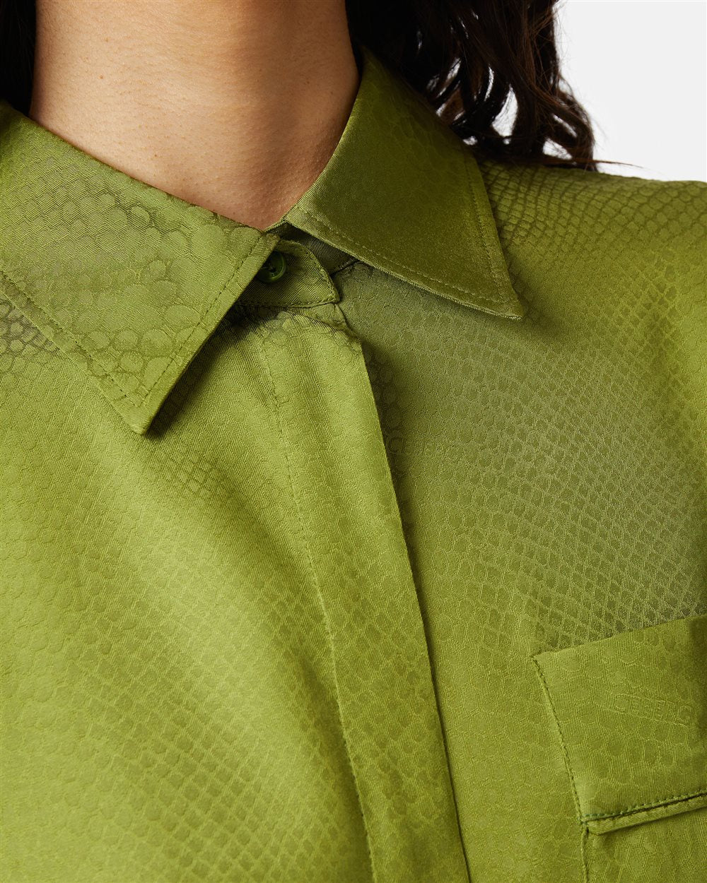 Camisa de Viscose com Estampa de Cobra - Iceberg