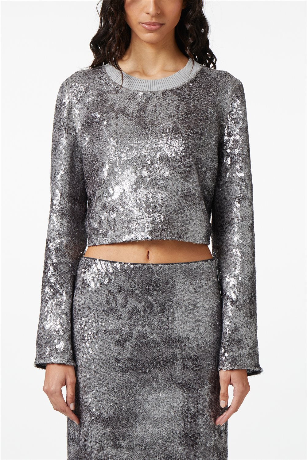 Saia Longa De Lantejoulas - Iceberg