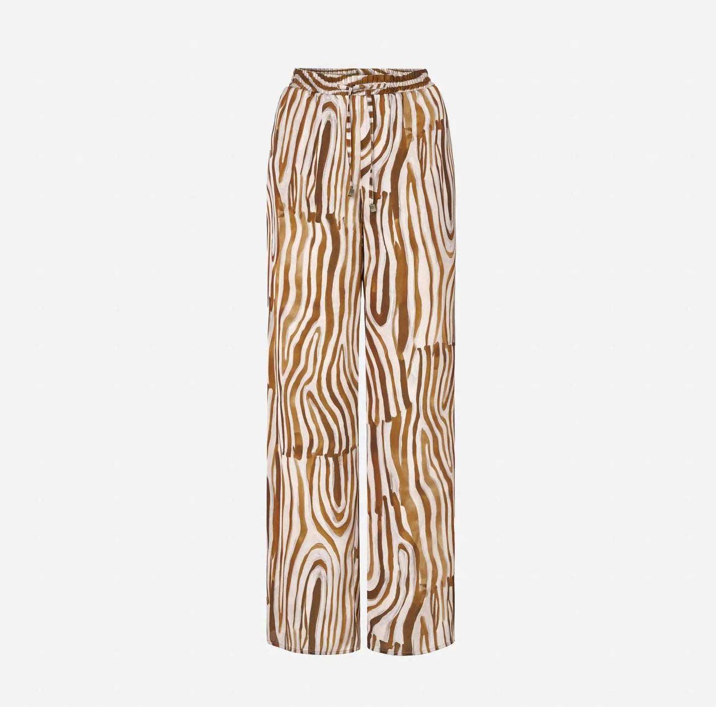 Flowing Printed Trousers - Scripta