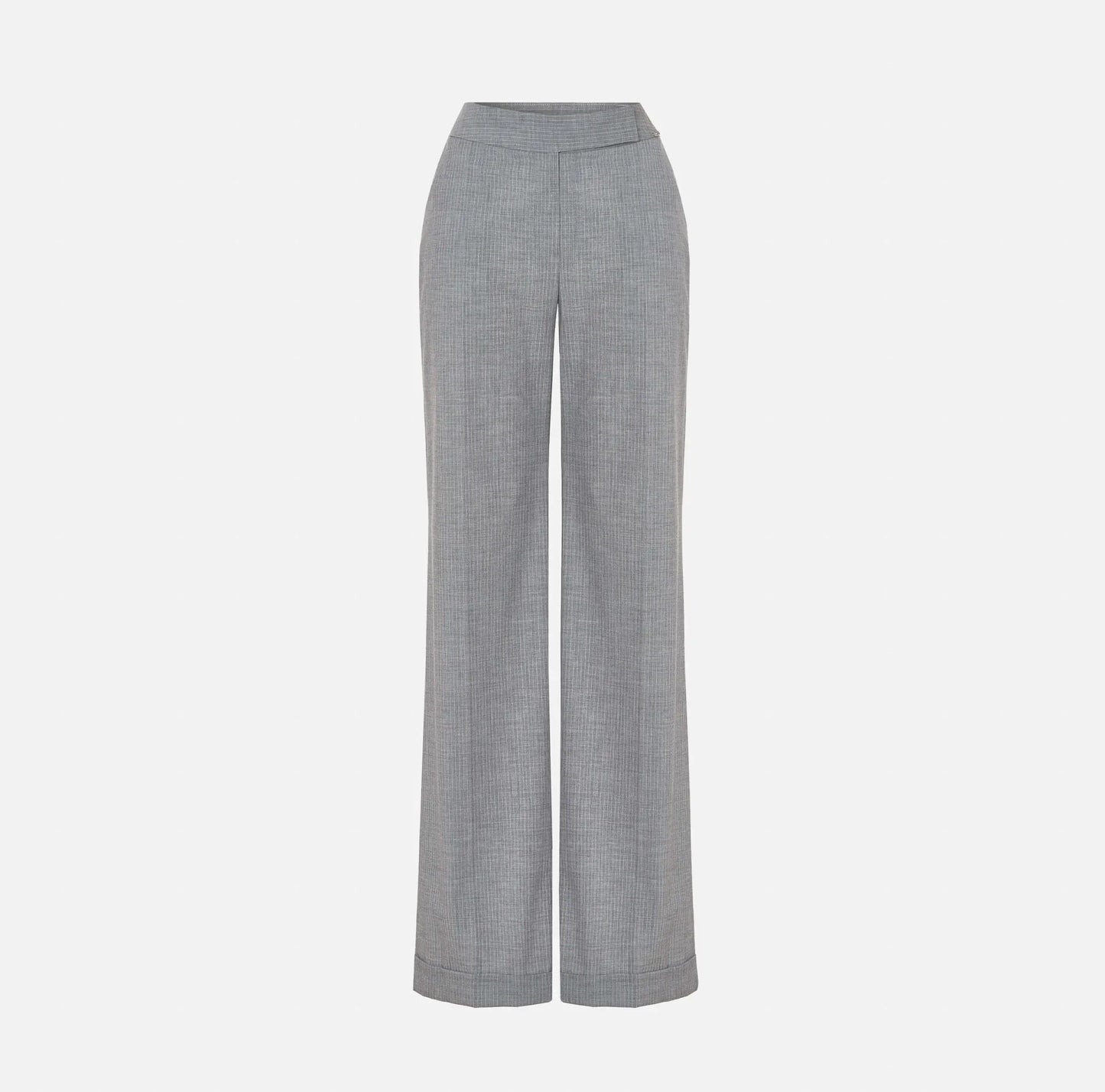 Striped Fabric Long Trousers - Scripta