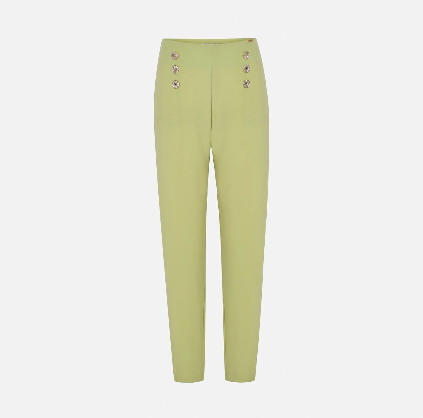 Calça de Cintura Subida e Perneira Justa - Scripta