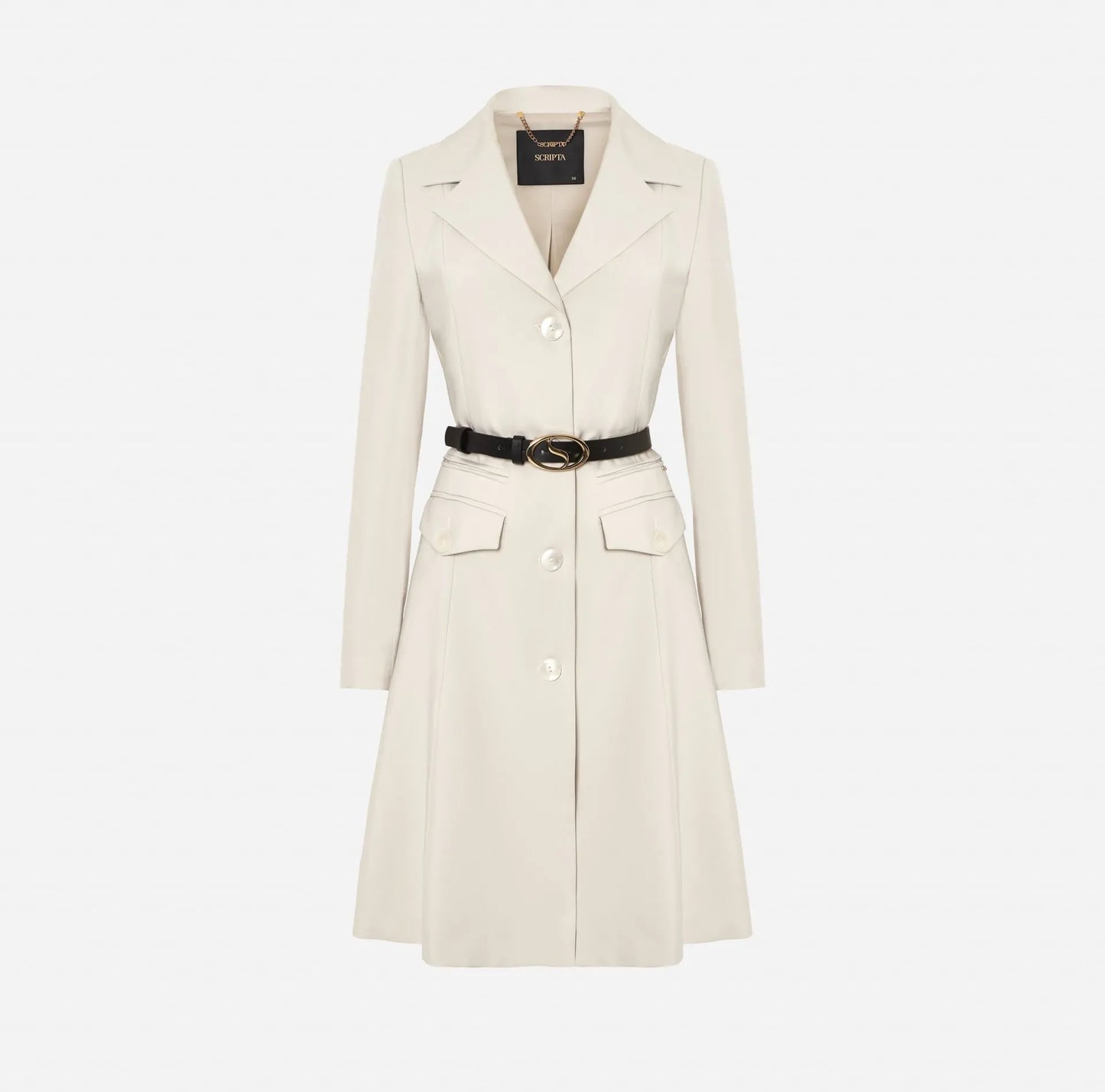 Vestido Blazer Com Cinto - Scripta