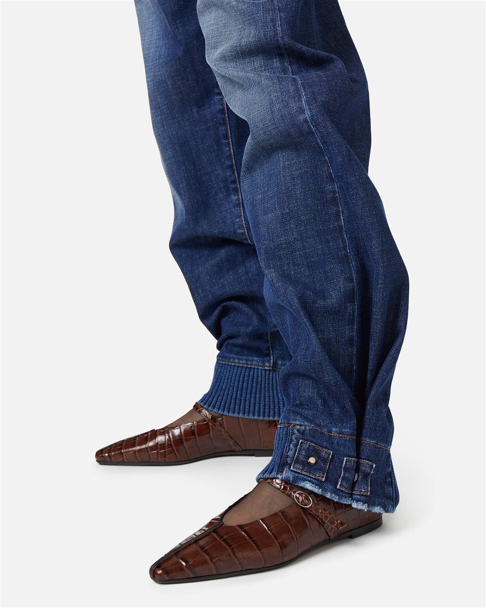 Jeans Indigo Comfort Fit em Denim Stone Wash – Iceberg