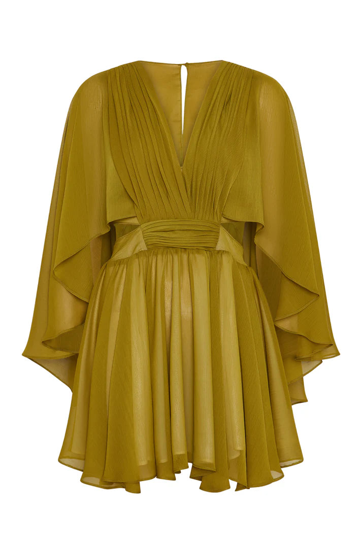 Vestido Curto Capri Khaki - Masavi