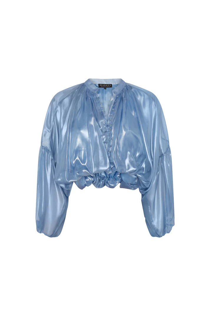 Camisa Abullonada Sirian Glow Sky - Masavi