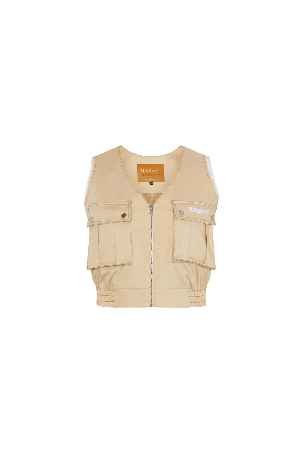 Colete Cargo Sarga Camel - Masavi