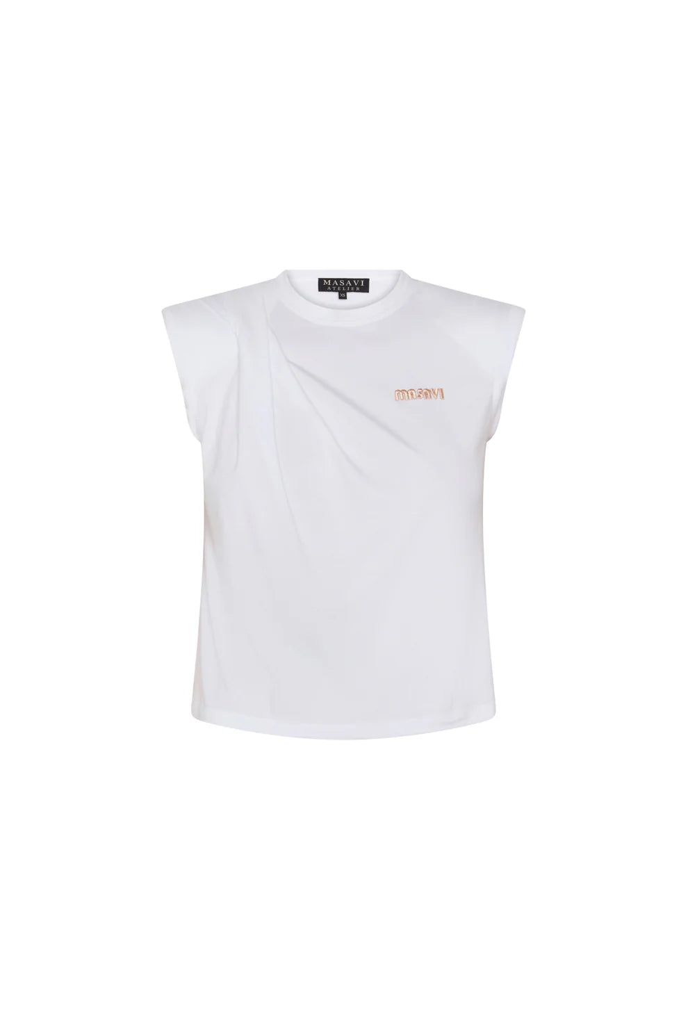 T-Shirt com Nó Branca - Masavi