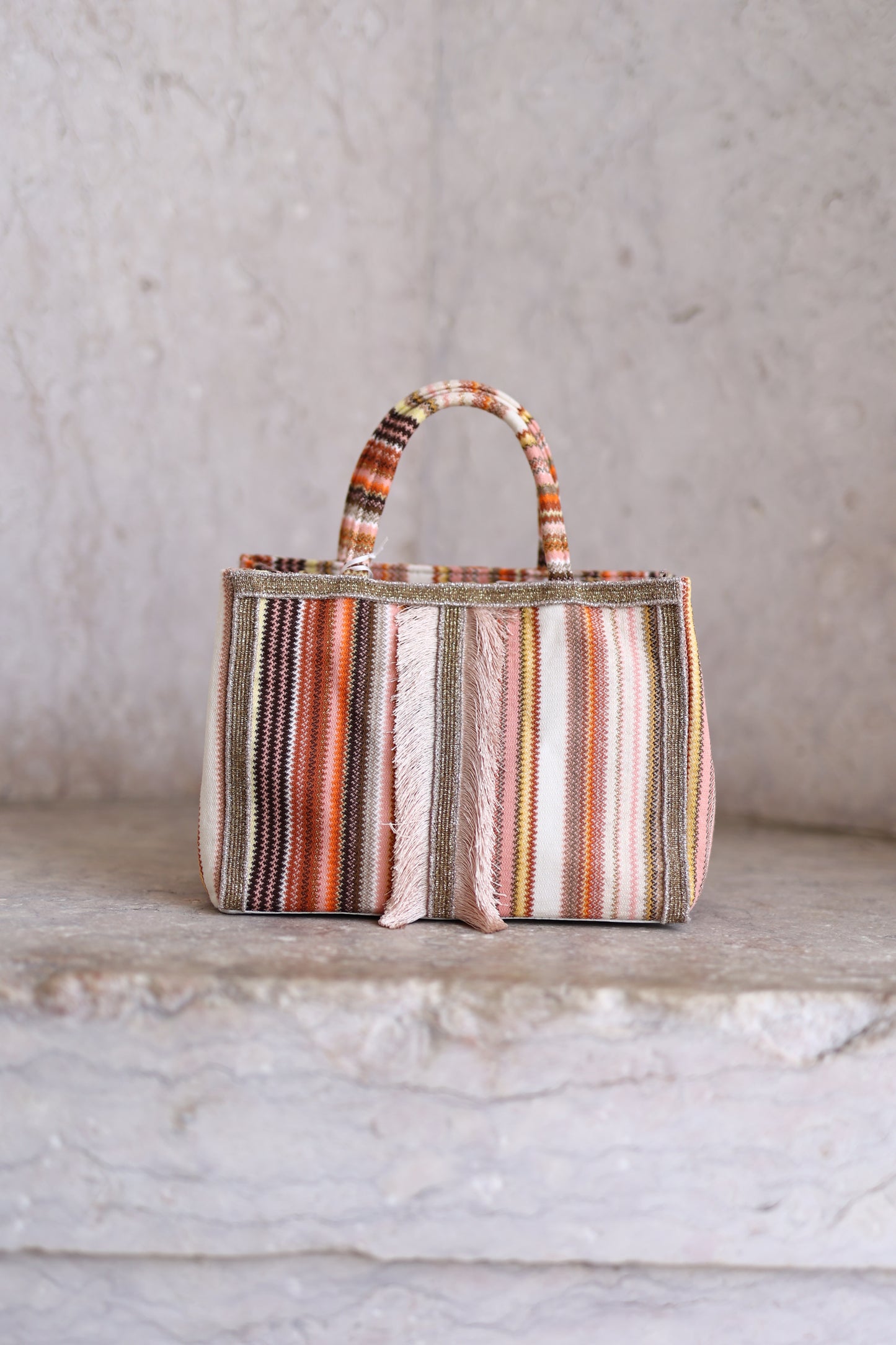 Mala Grande Multicolor Com Lurex – Pho Firenze