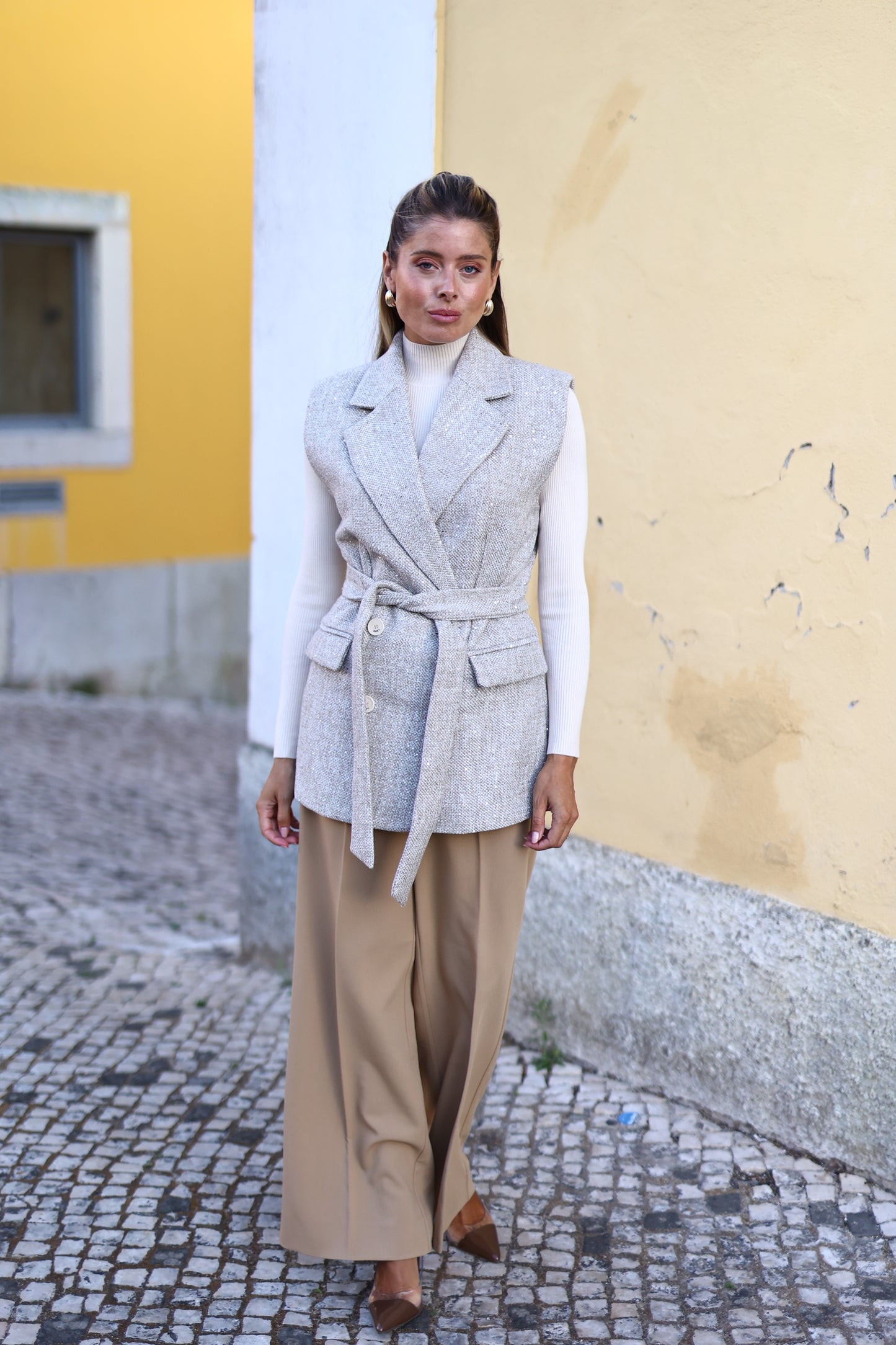 Colete- Blazer Com Glitter YARA - Josh V