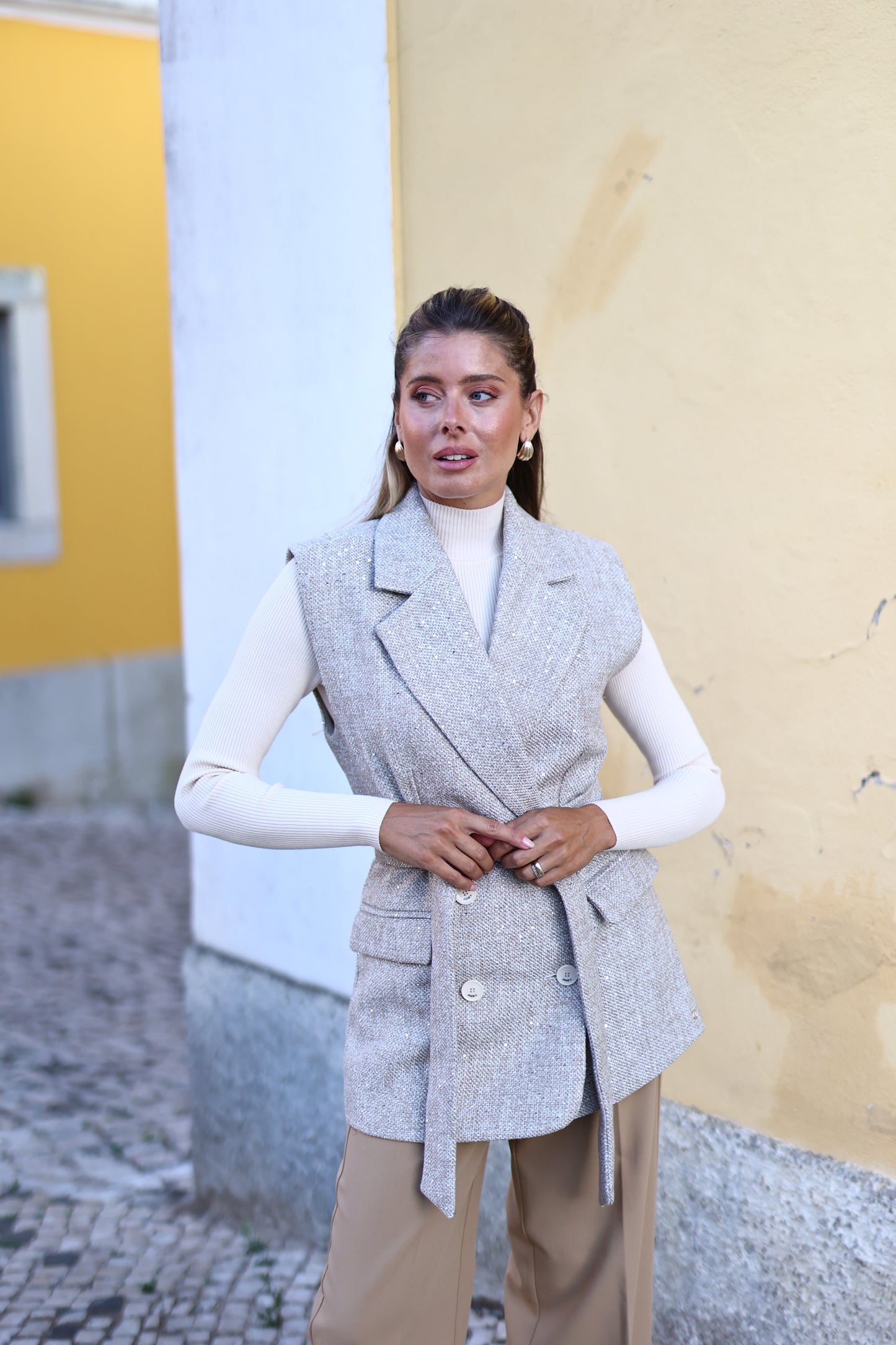 Colete- Blazer Com Glitter YARA - Josh V