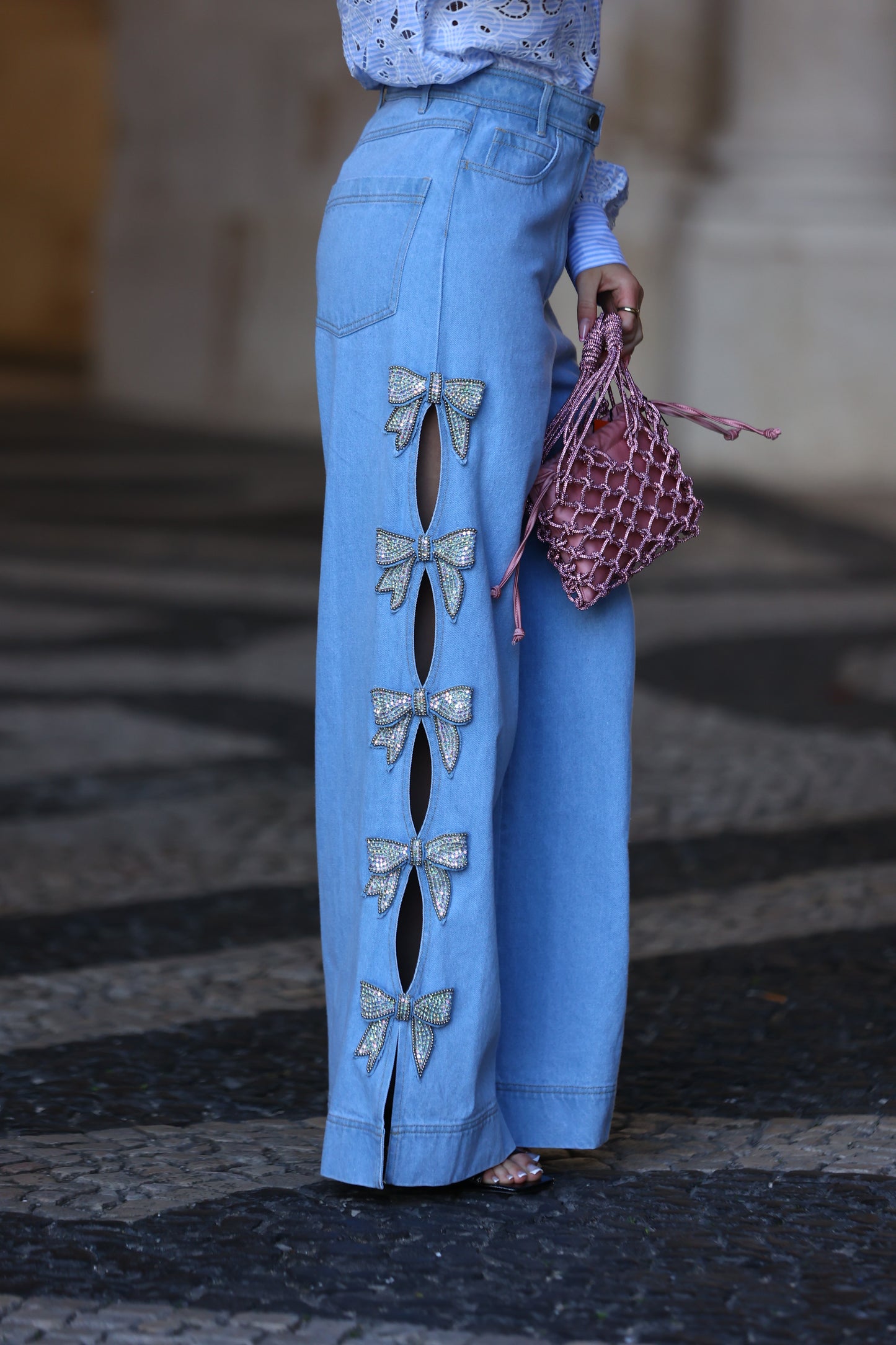 Calça Jeans Laço - Manoush