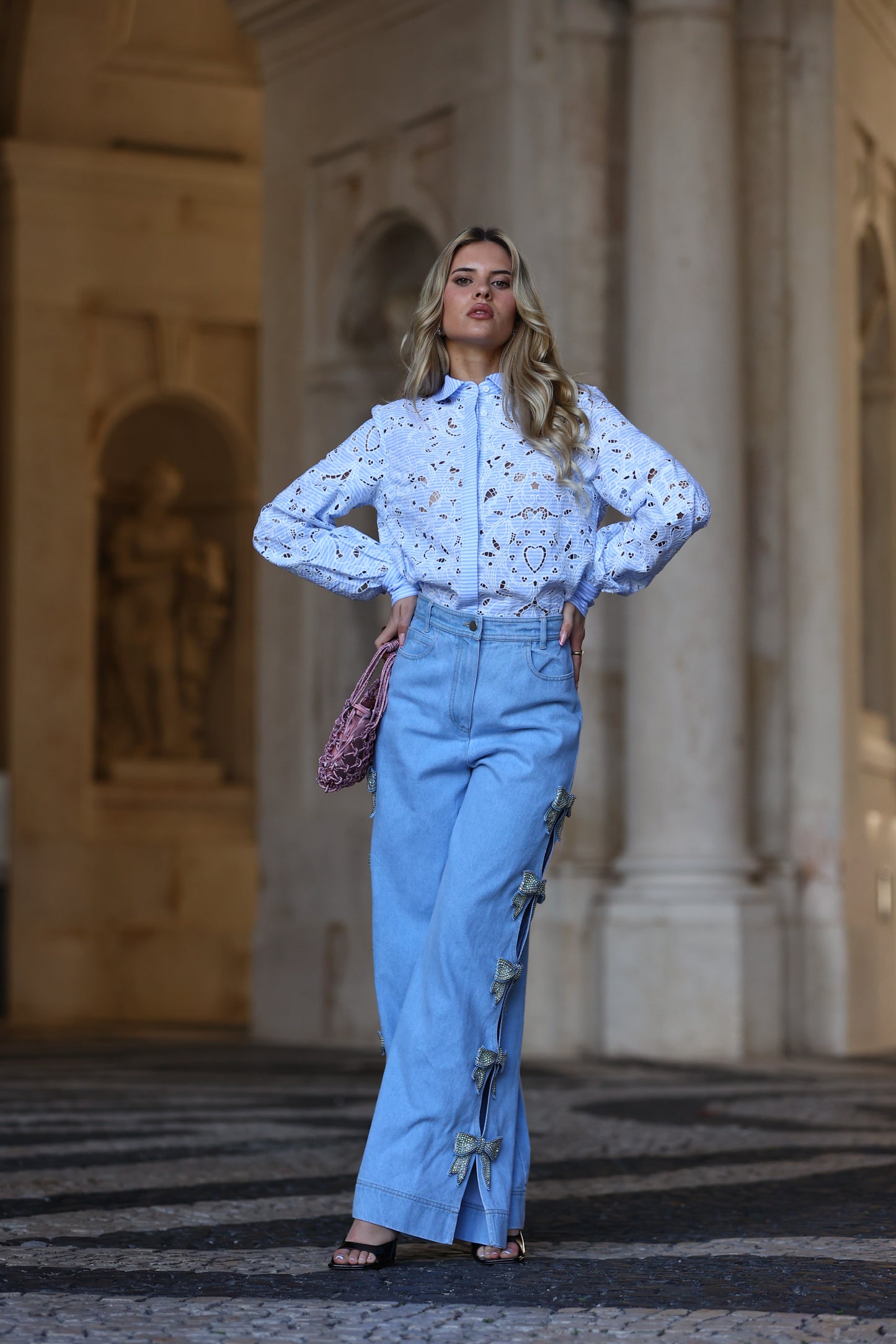 Calça Jeans Laço - Manoush
