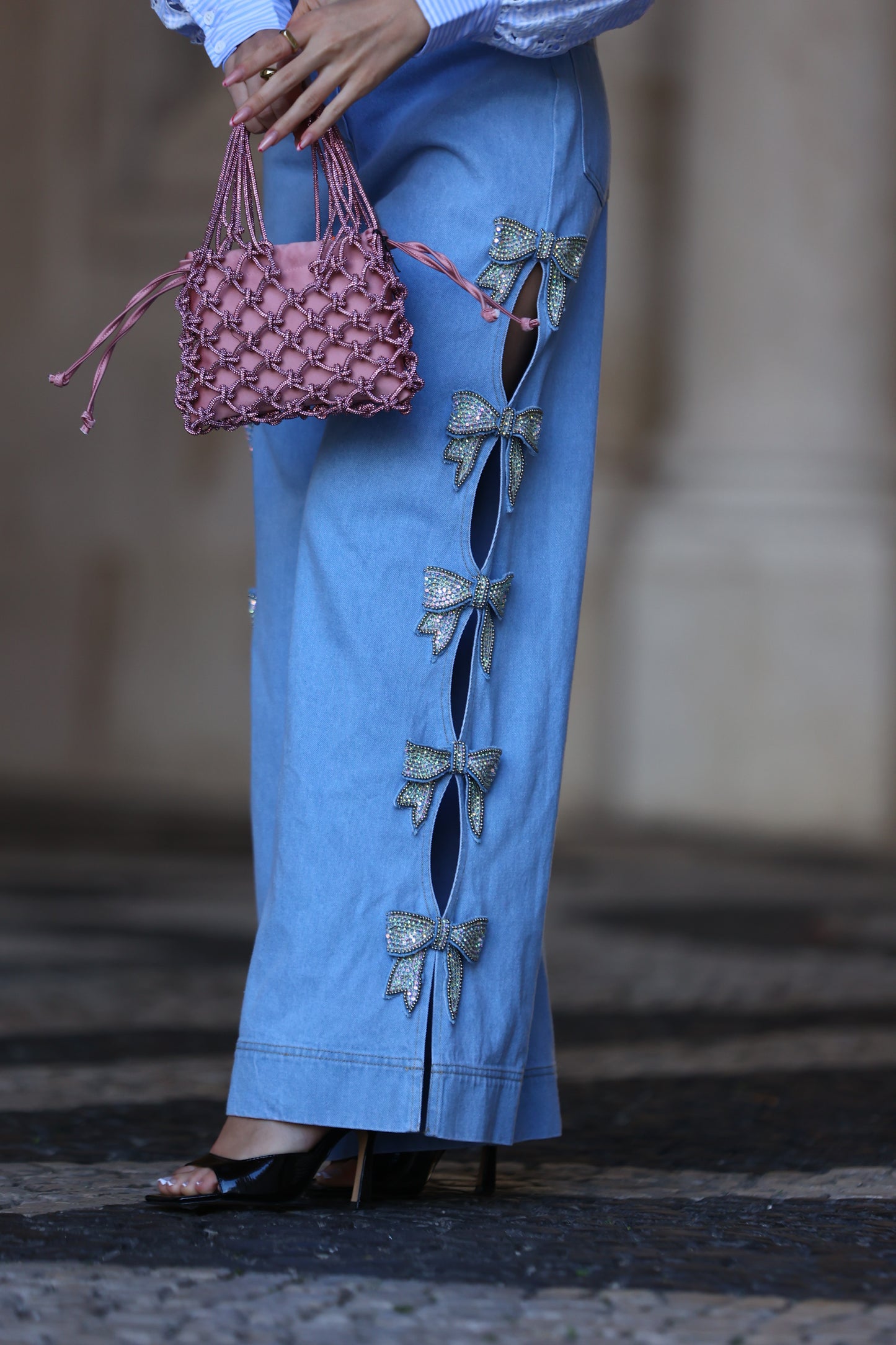 Calça Jeans Laço - Manoush