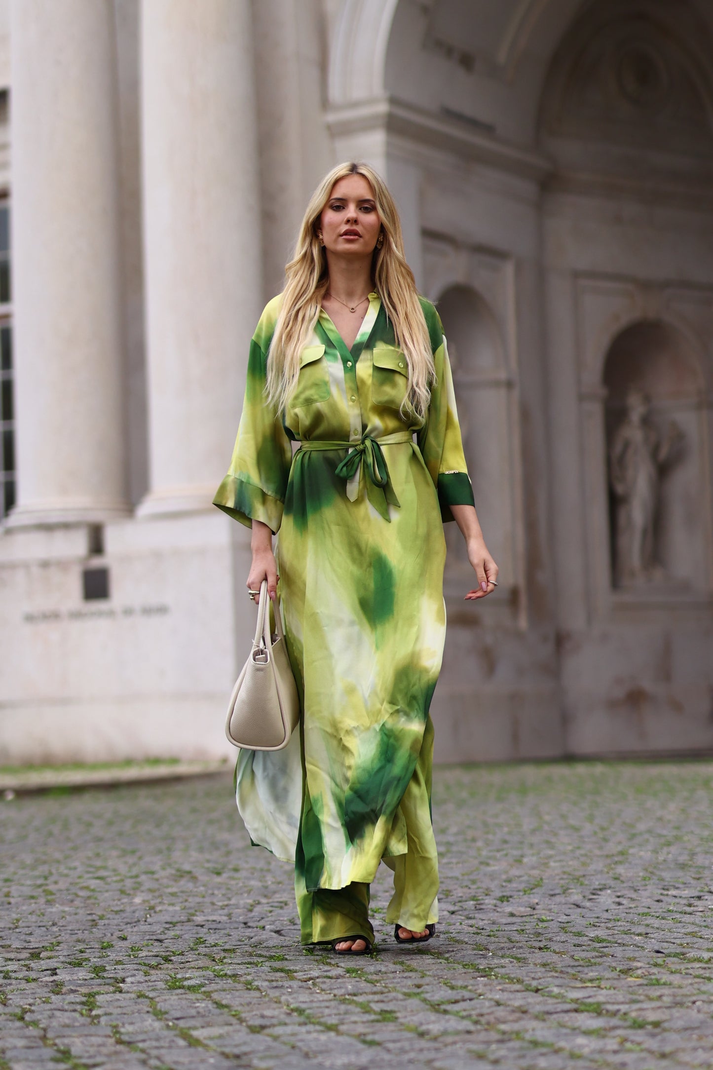 Tunic Style Printed Dress - Scripta