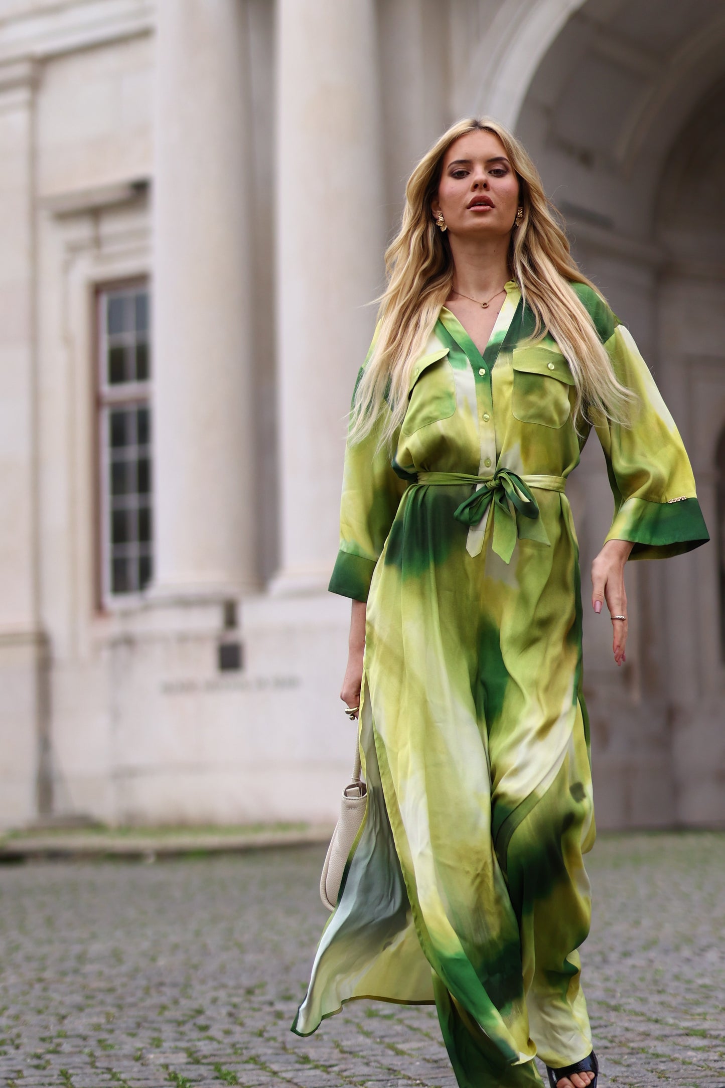 Tunic Style Printed Dress - Scripta