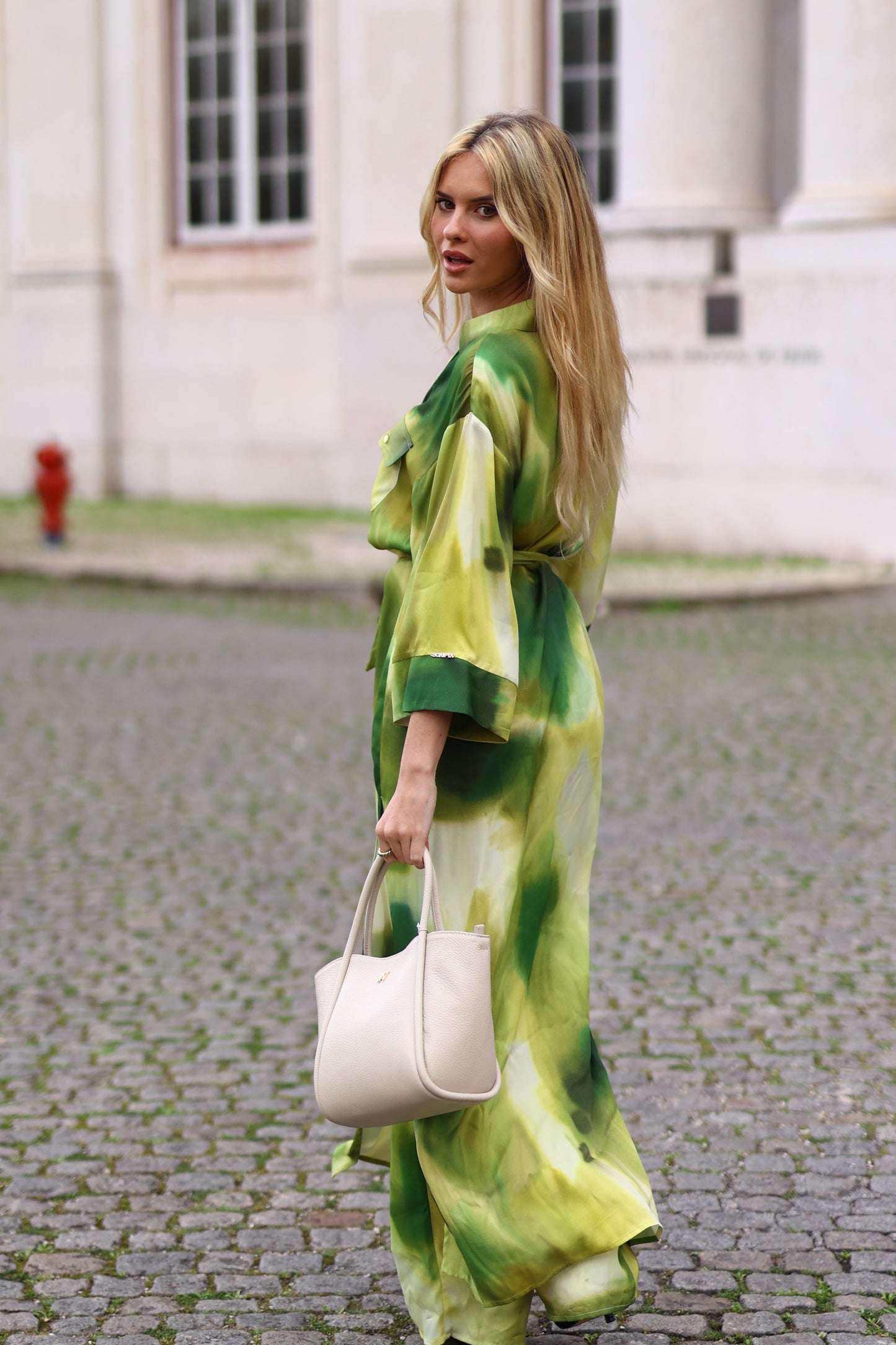 Tunic Style Printed Dress - Scripta