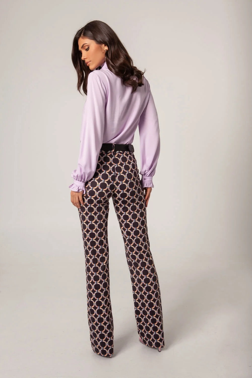 Pantalon Leggin Cercles Noir - Masavi