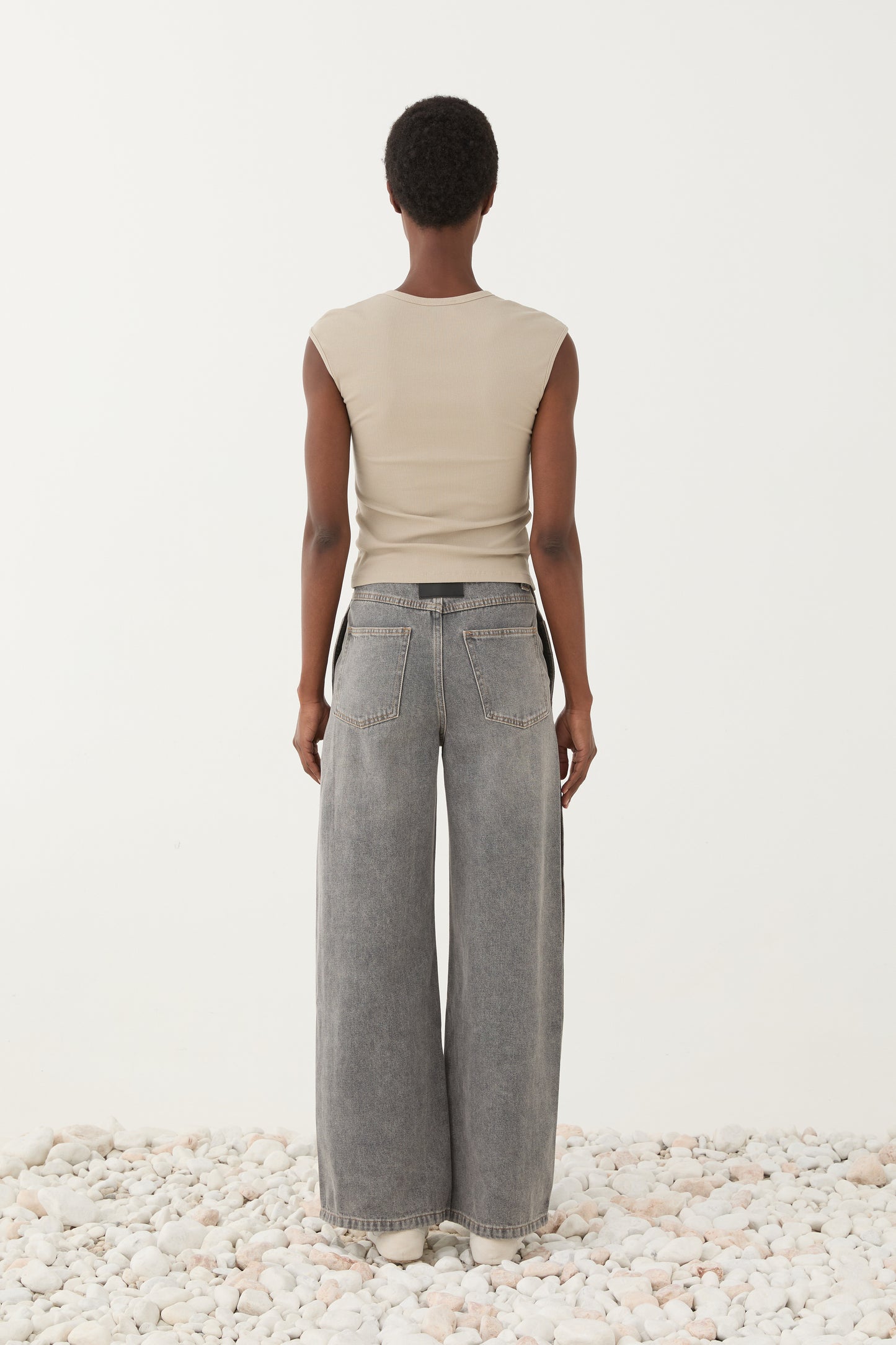 Top Canelado Com Franzido Frontal – Eleh