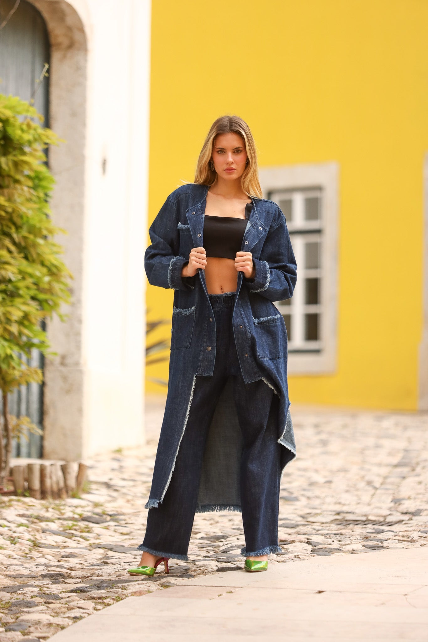 Jeans with Elastic Waistband - Jijil