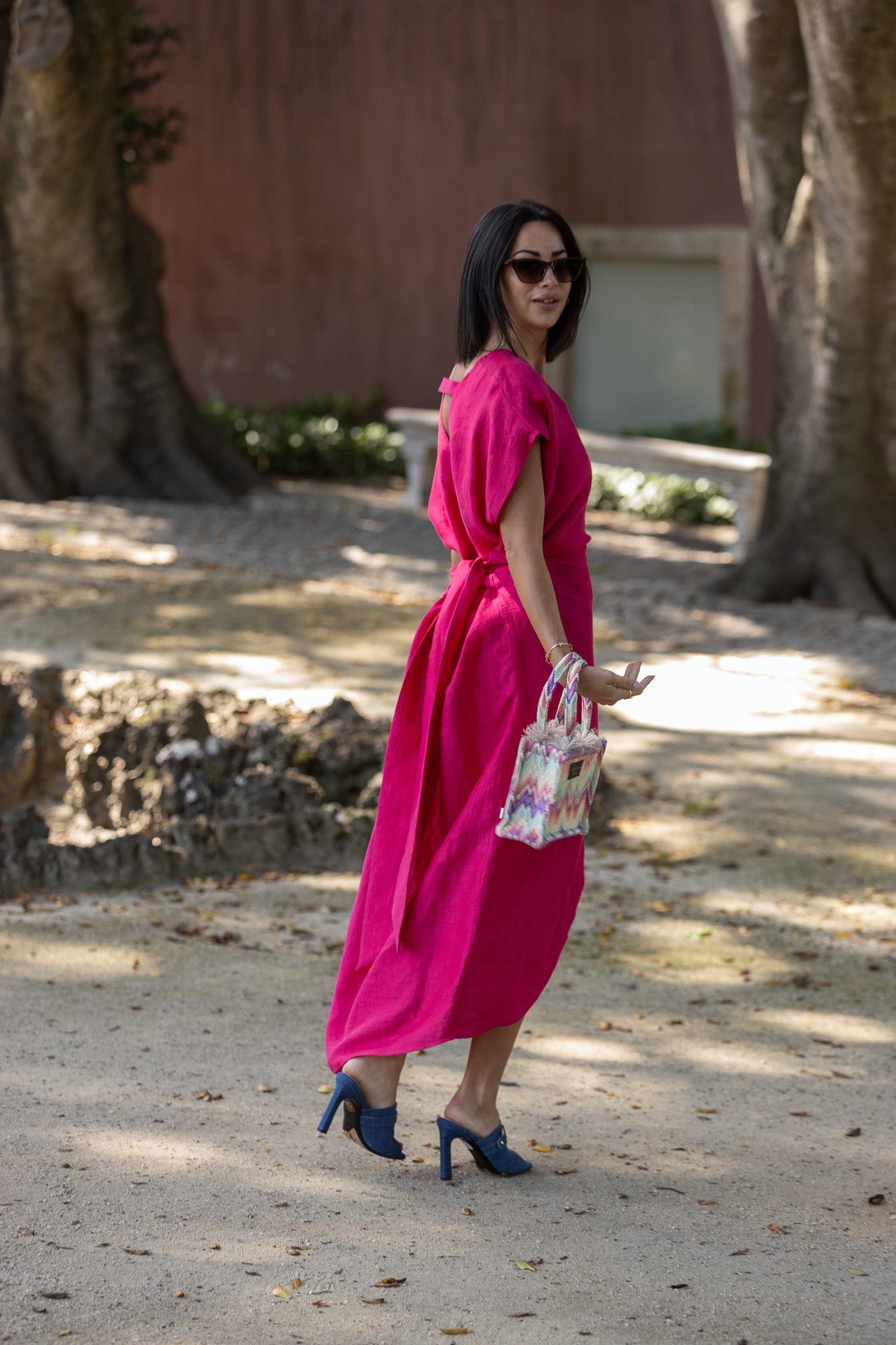 Tunic Dress with Belt - Jijil
