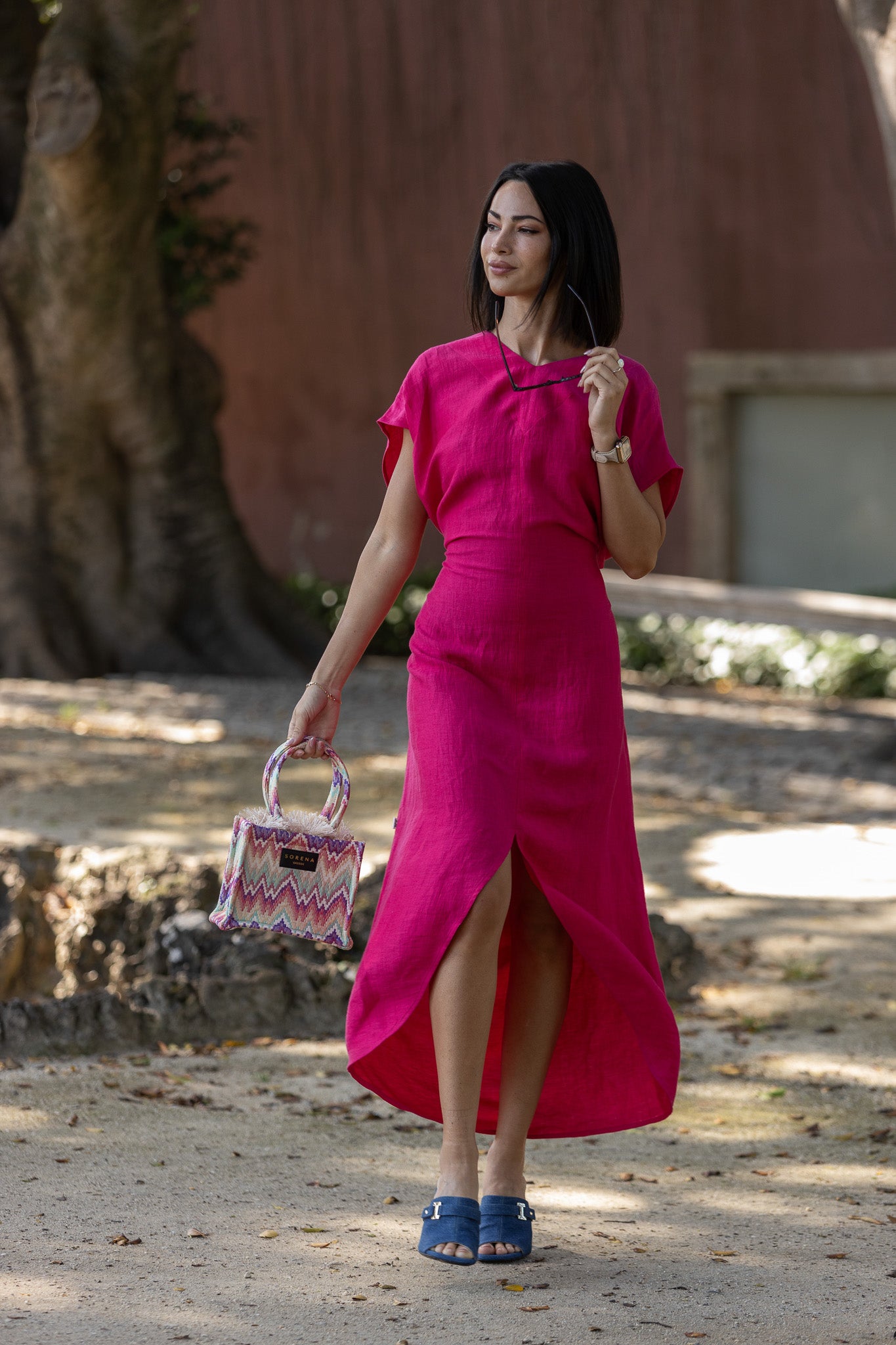 Tunic Dress with Belt - Jijil