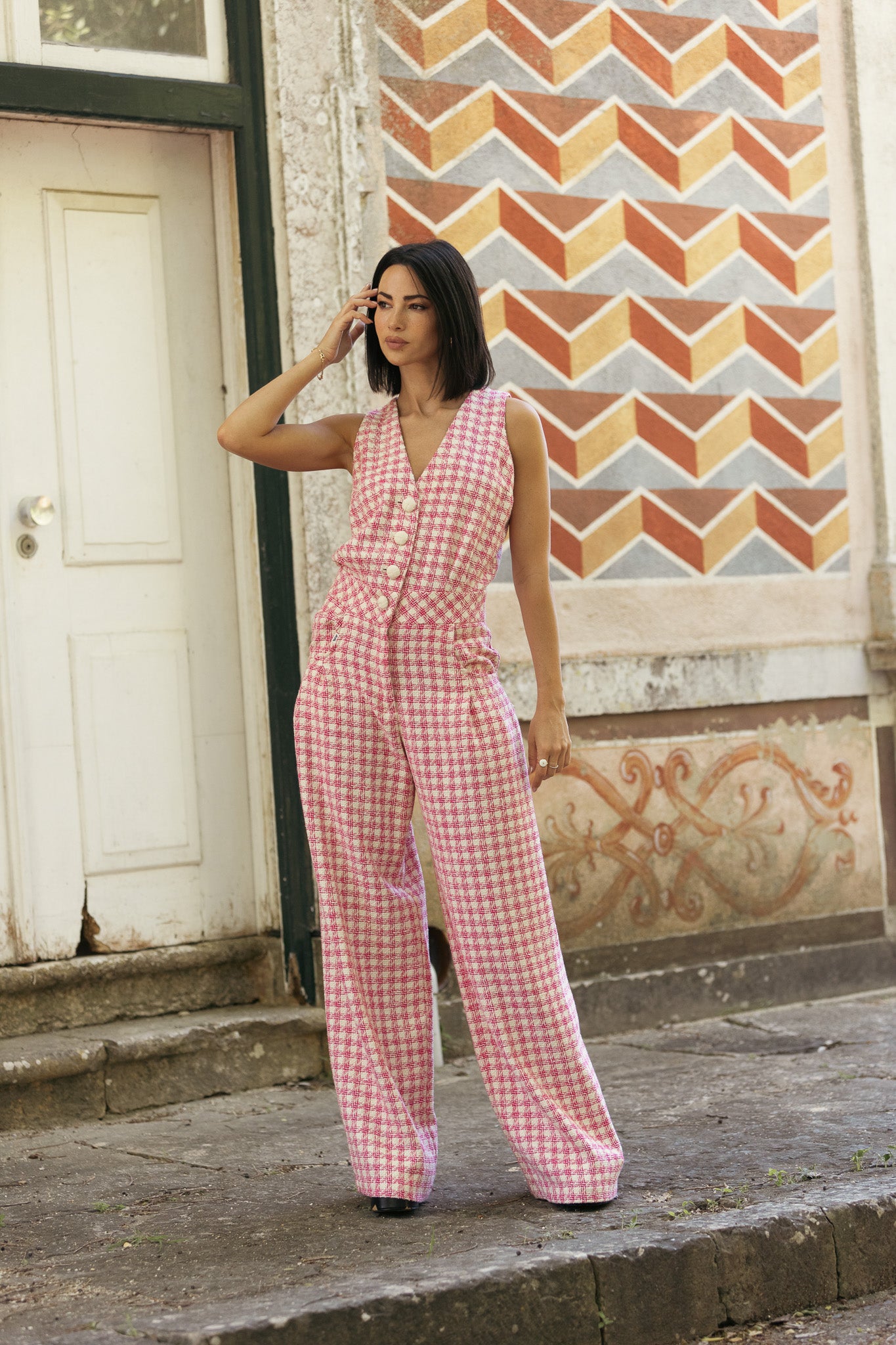 Macacão Pied-de-Poule - Jijil