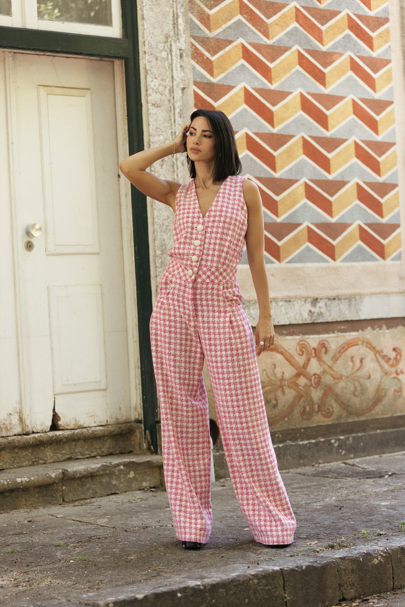 Macacão Pied-de-Poule - Jijil