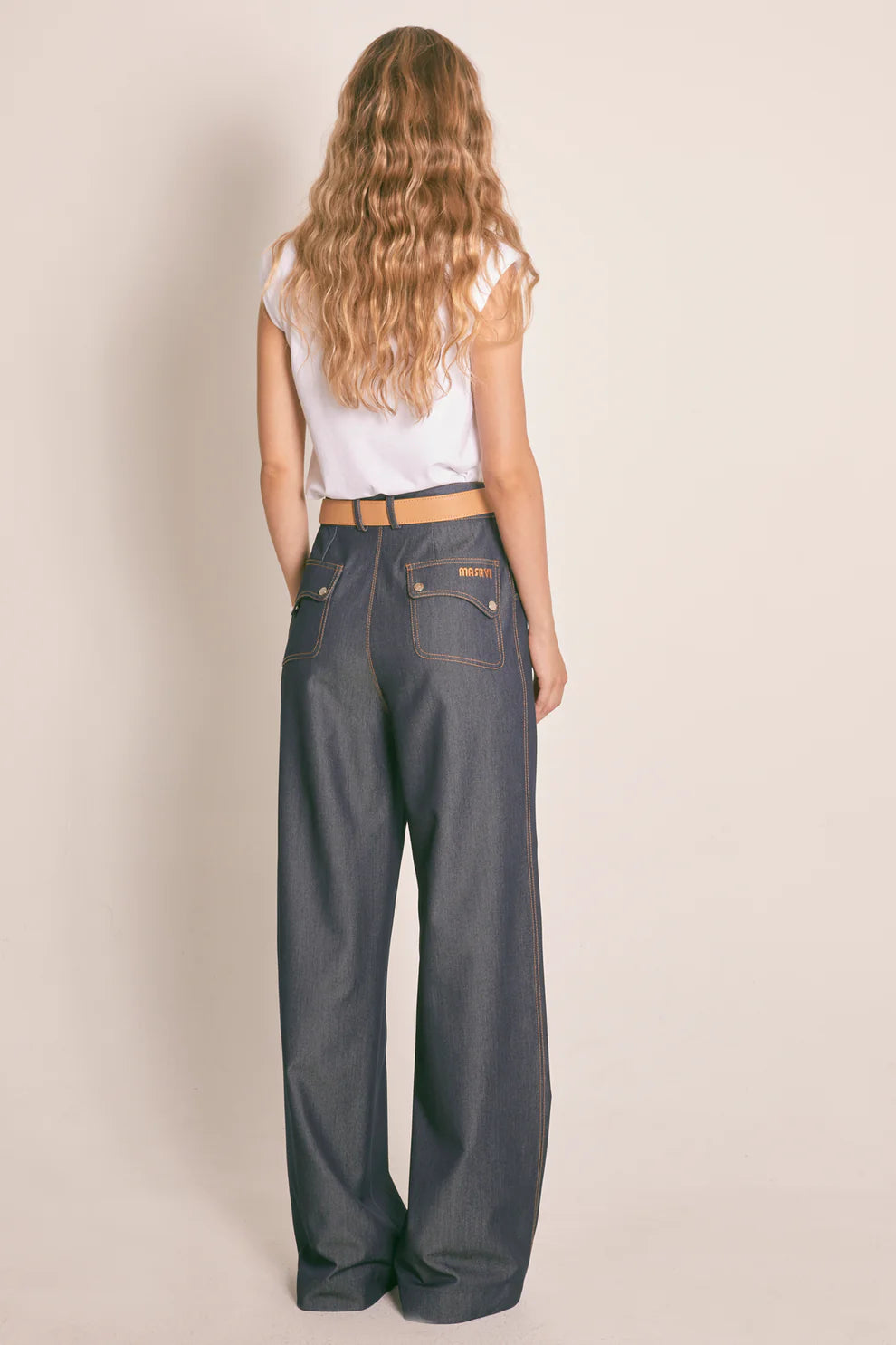 Calça Palazzo Jeans - Masavi
