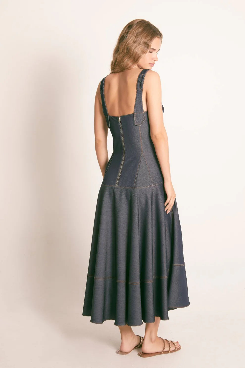Vestido Midi Jeans - Masavi