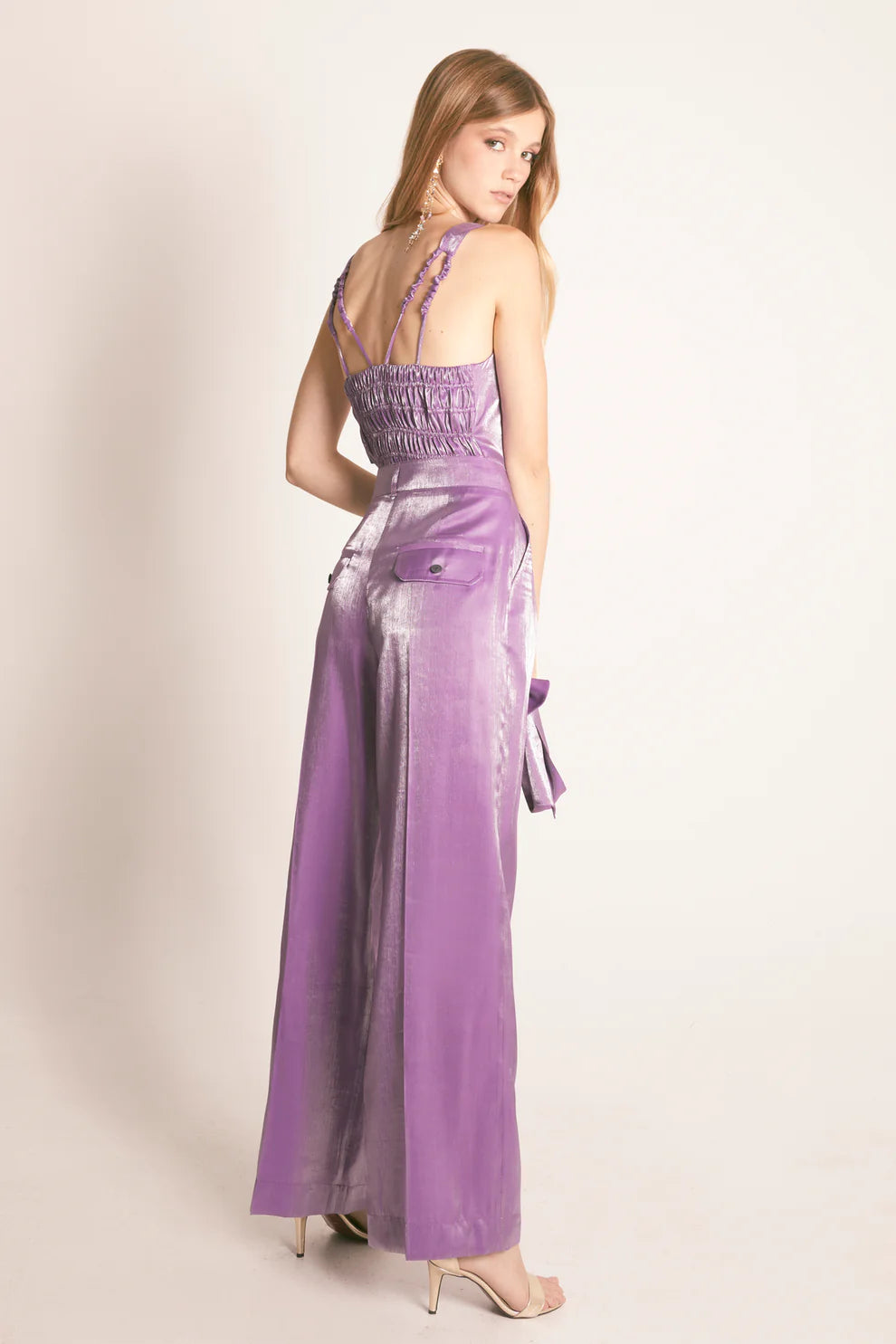 Calça Maxi Vitoria Lilás - Masavi