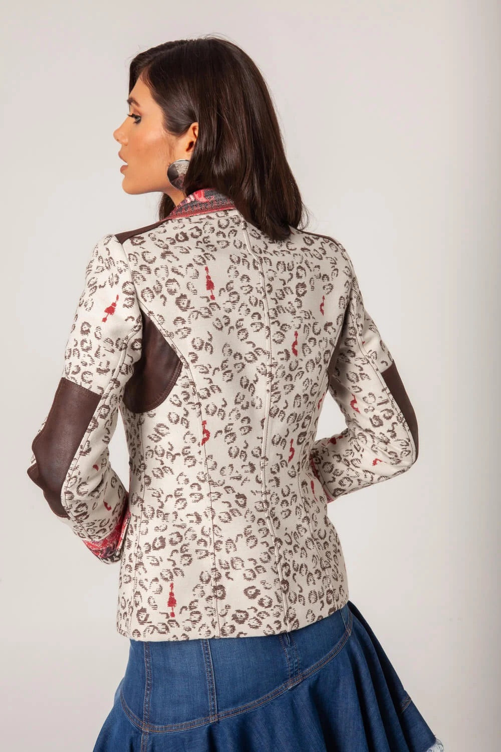 Blazer Ethnique Léo Jacquard