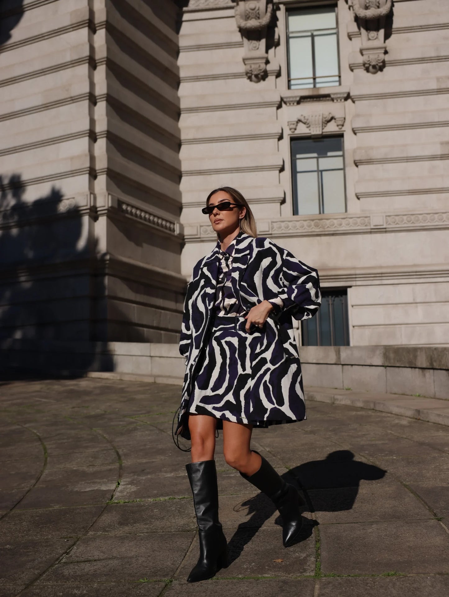 Casaco em Jacquard Com Manga 3/4 Efeito Balão - Scripta