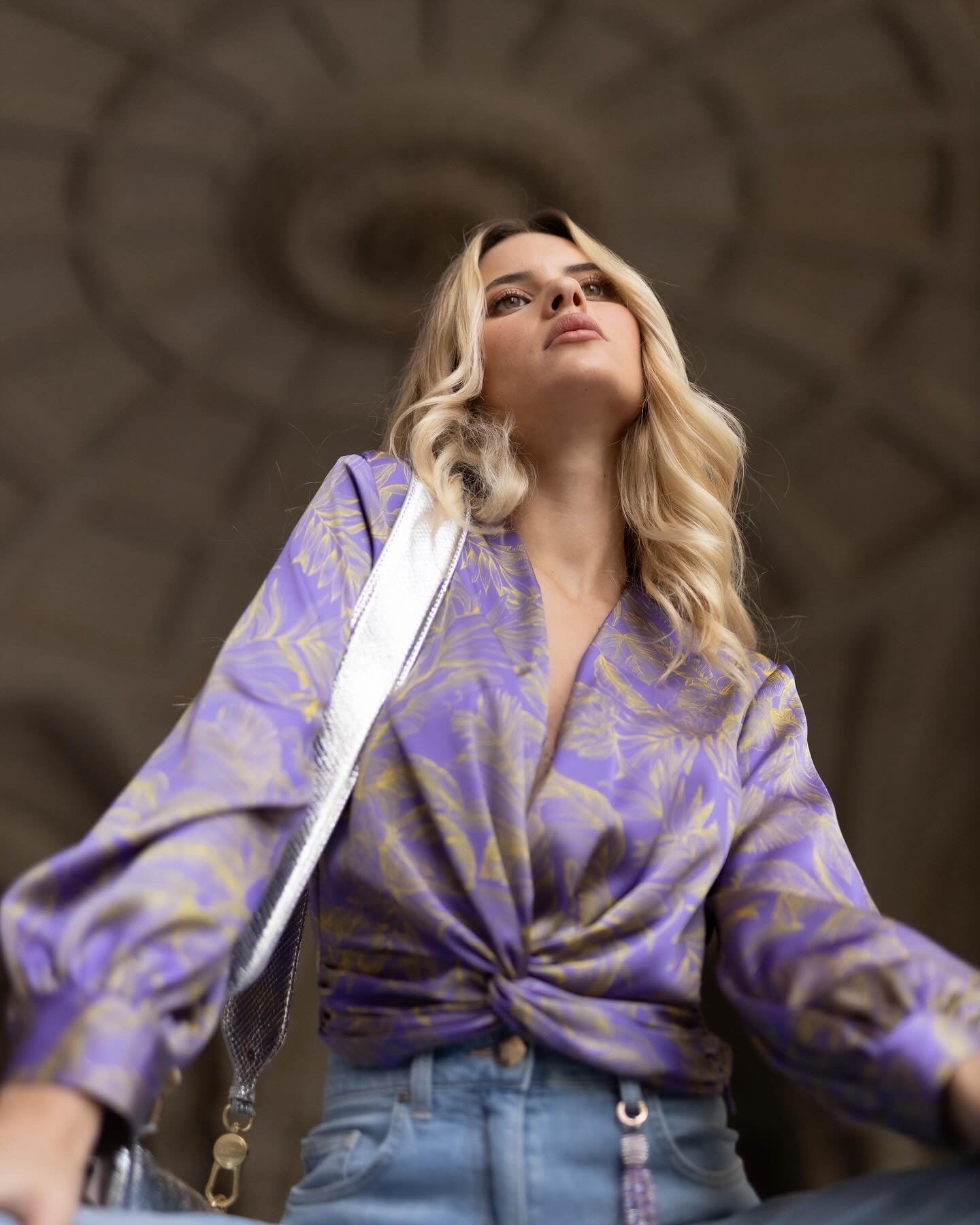 Cross-over Blouse - Simona Corsellini