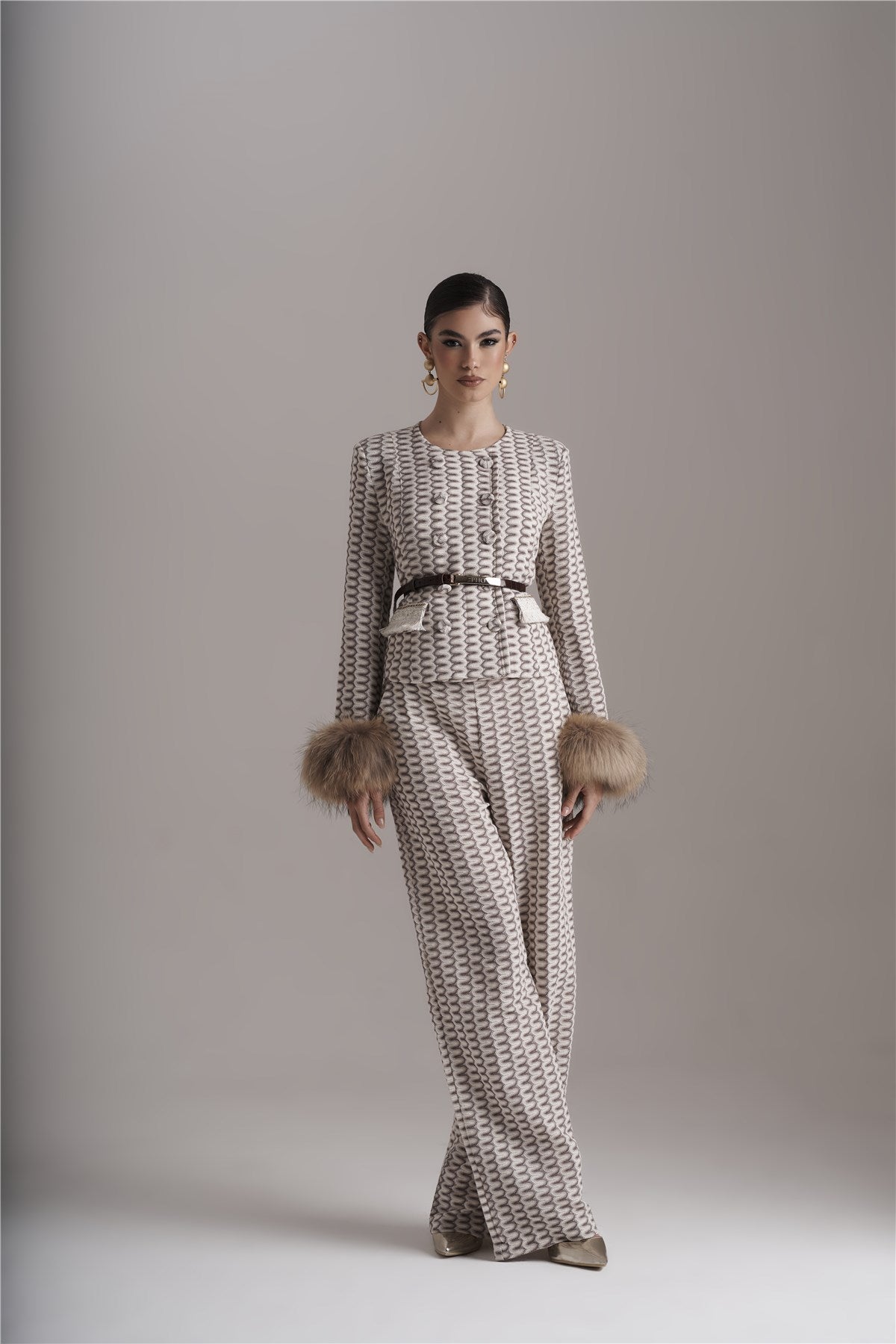 Casaco Rachel com Pêlos nos Punhos - Pho Firenze