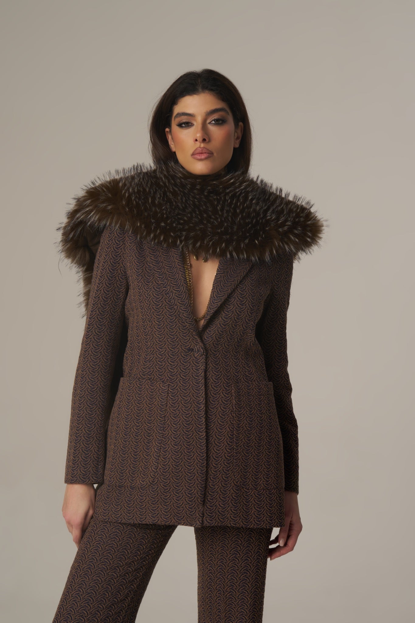 Blazer Rachel Em Malha – Pho Firenze