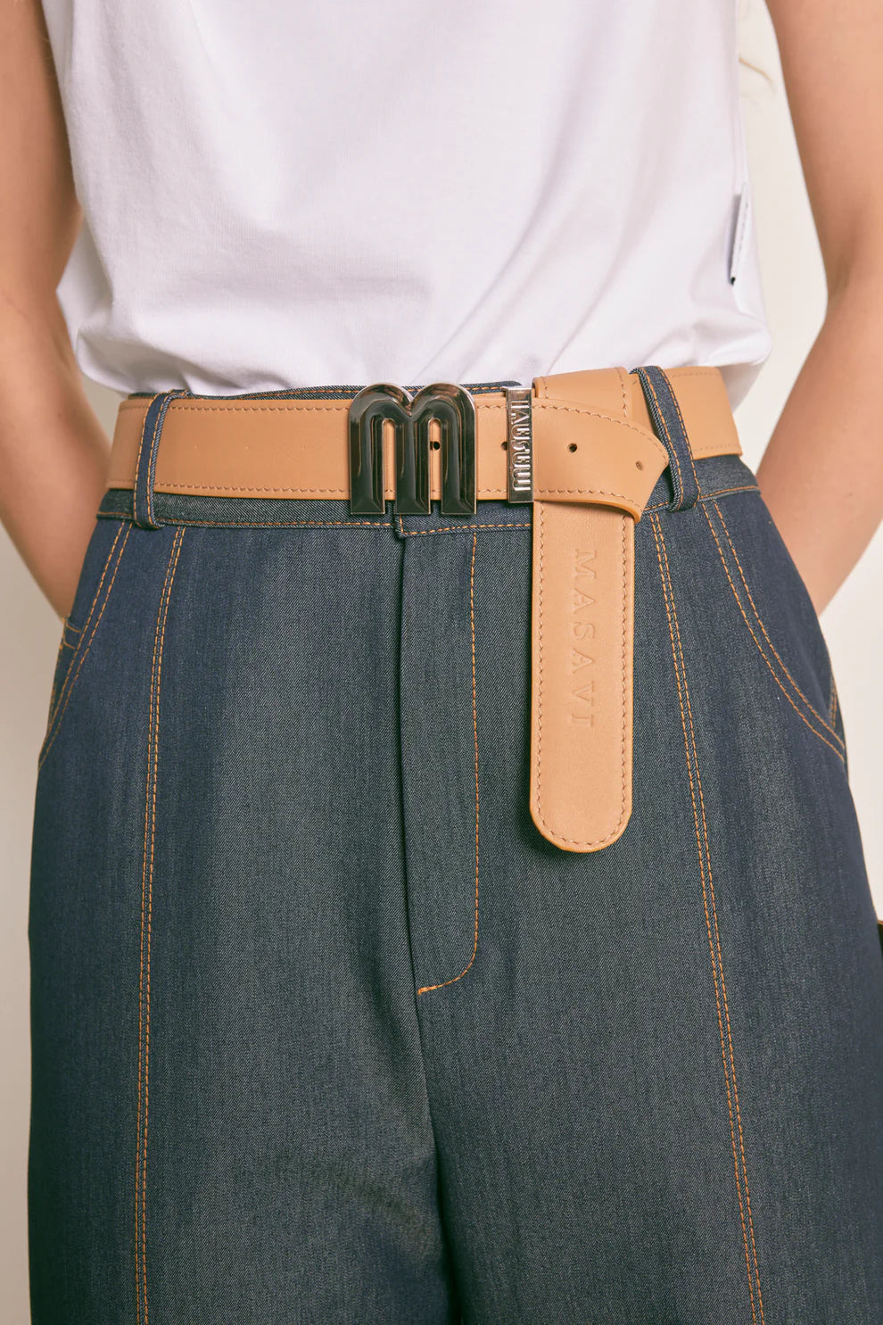 Calça Palazzo Jeans - Masavi