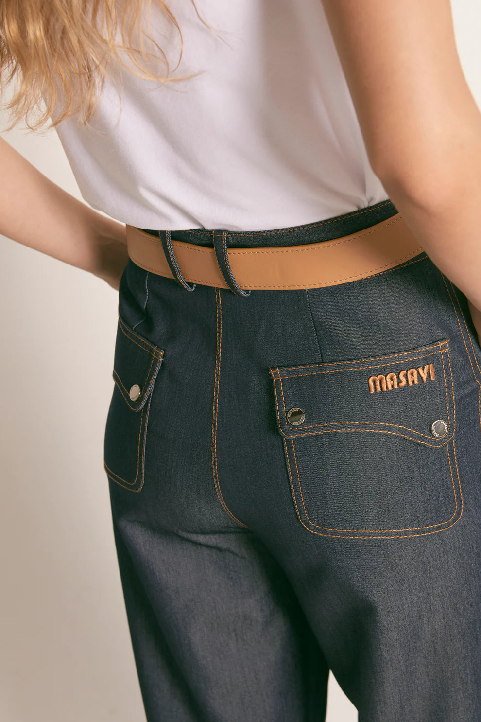 Calça Palazzo Jeans - Masavi