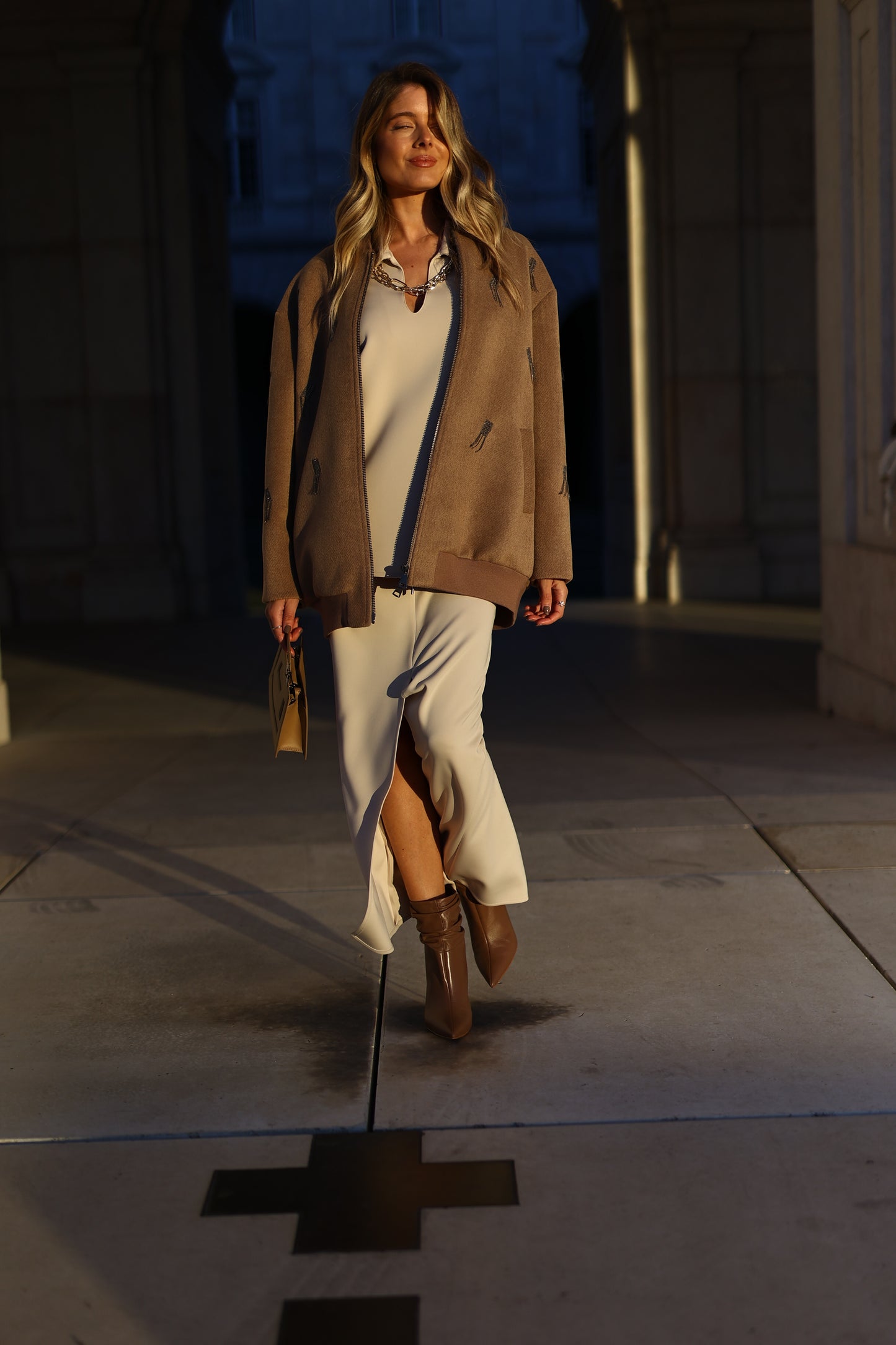 Casaco Bomber com Aplicações Metálicas - Simona Corsellini