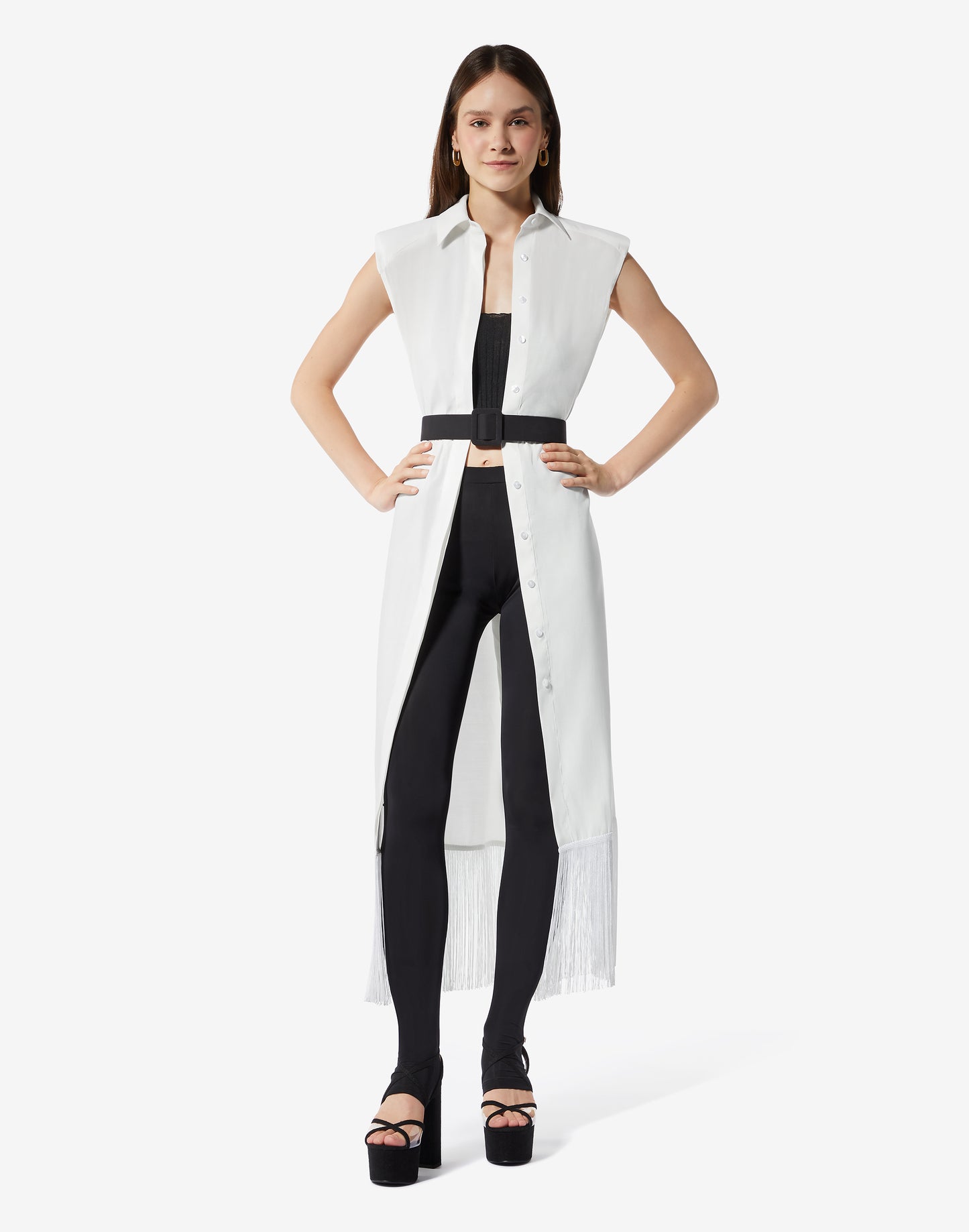 Chemise à franges