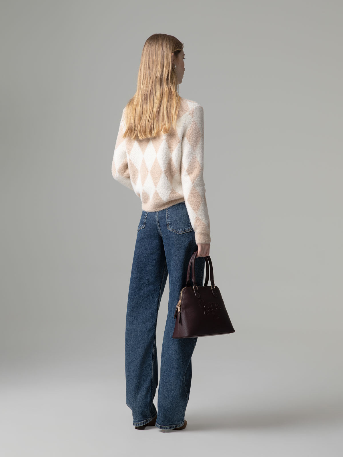 Camisola de Malha com Aplicações Creme – Gaëlle Paris
