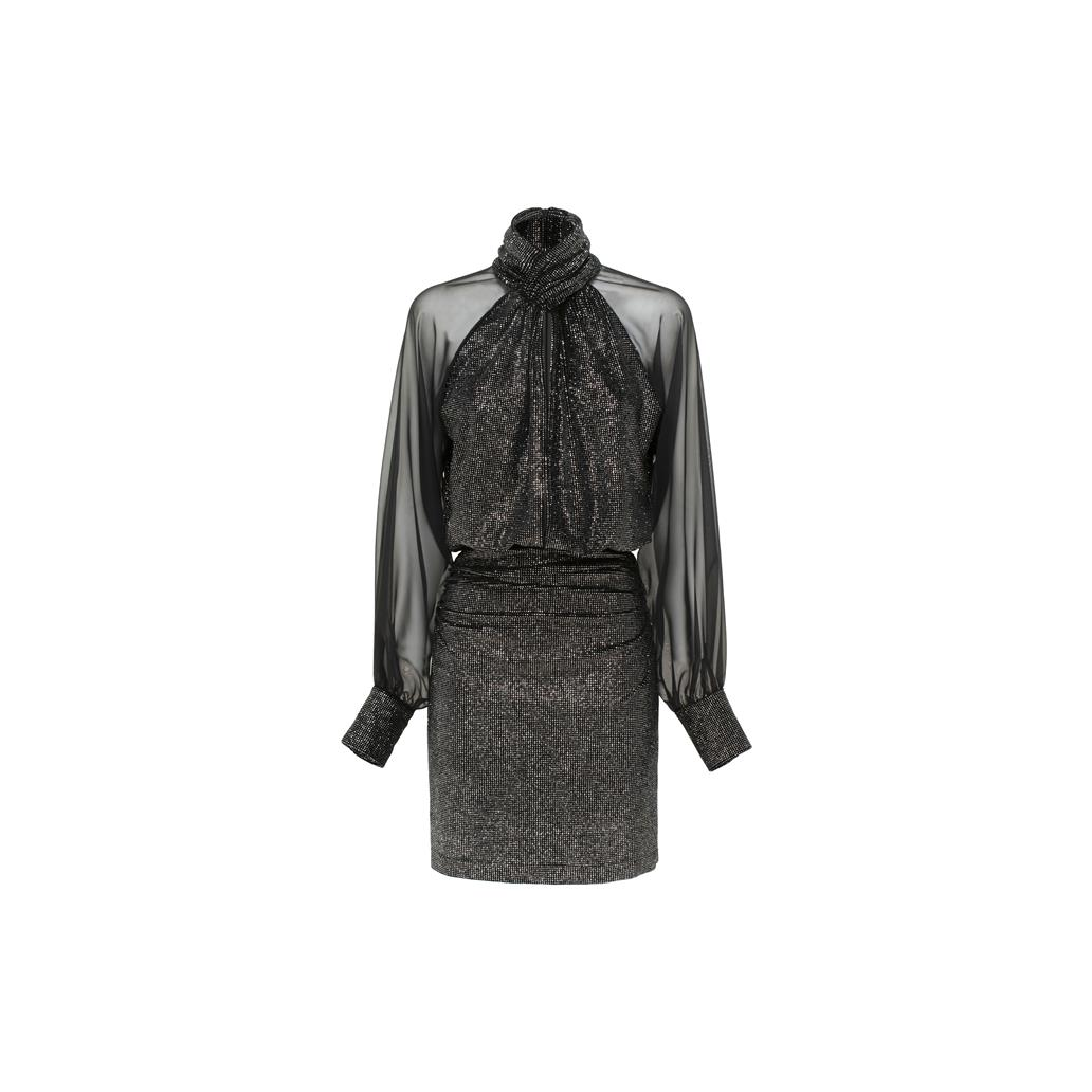 Vestido Festa Gola Alta - Jijil