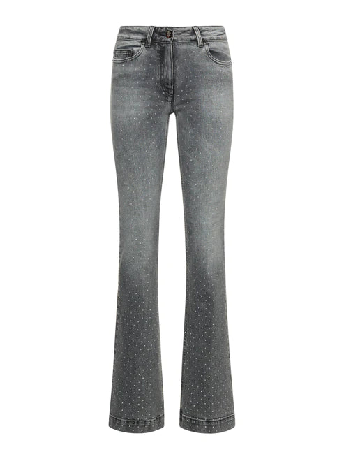 Jeans com micro tachas - Simona Corsellini