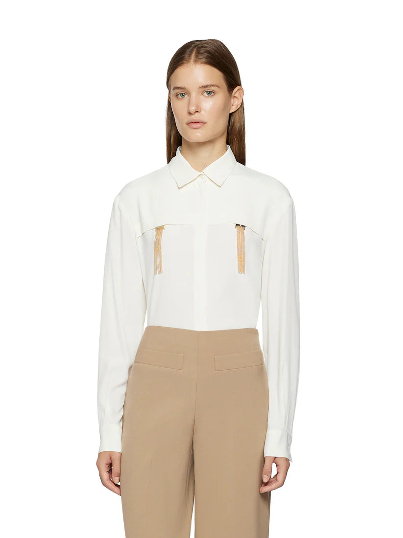 Camisa em Acetato de Seda - Simona Corsellini
