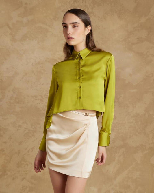 Camisa Verde Oliva - Simona Corsellini