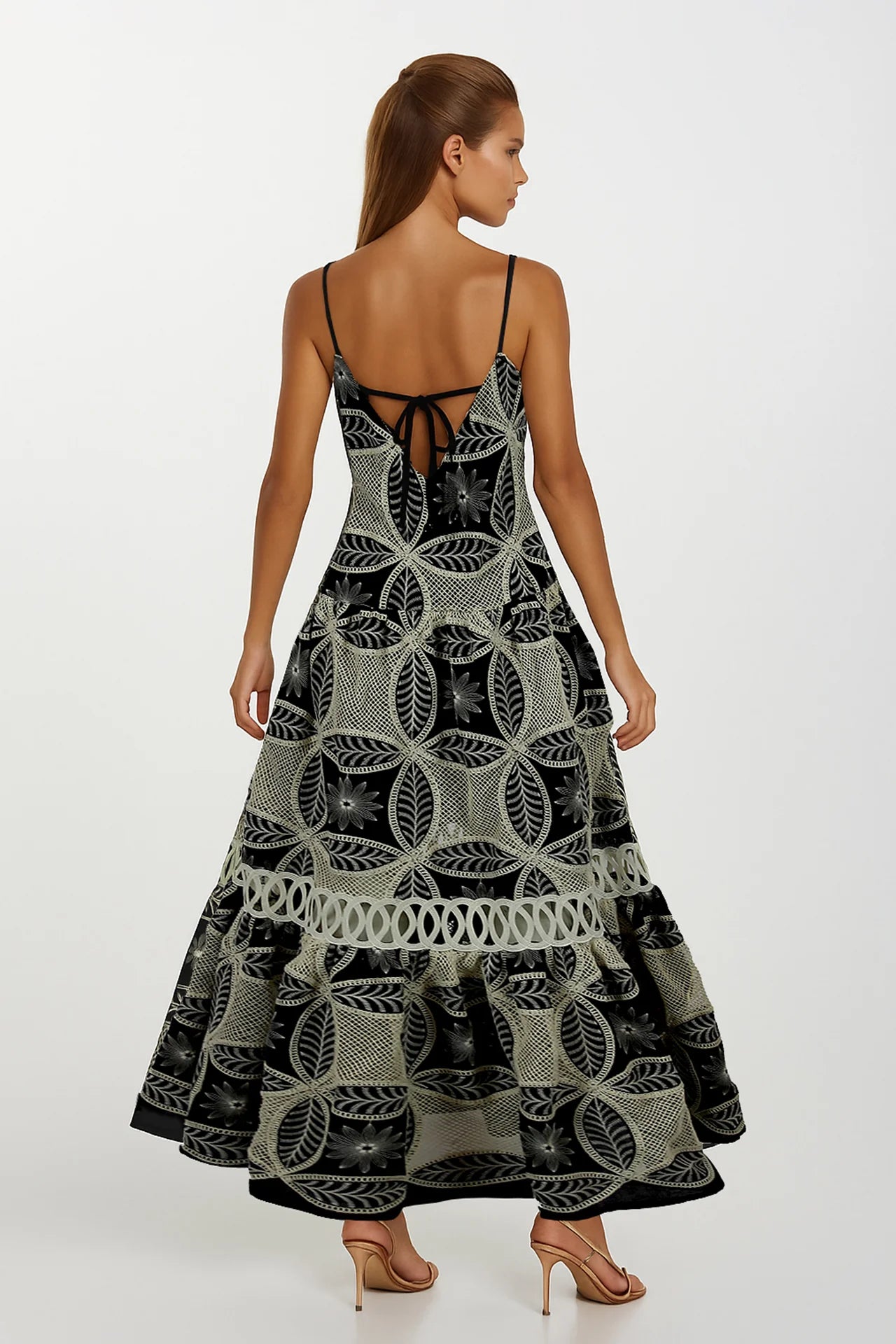 Vestido Bordados - Sahoco